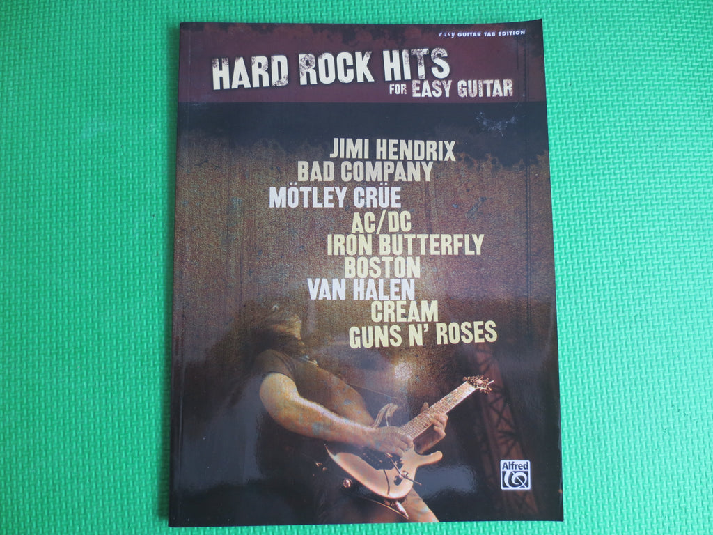 Hard Rock Hits for Easy Guitar – Sheet Music Book