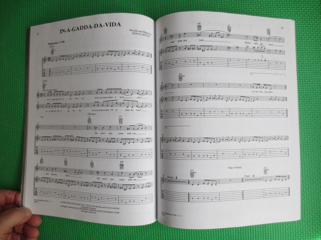 Hard Rock Hits for Easy Guitar – Sheet Music Book