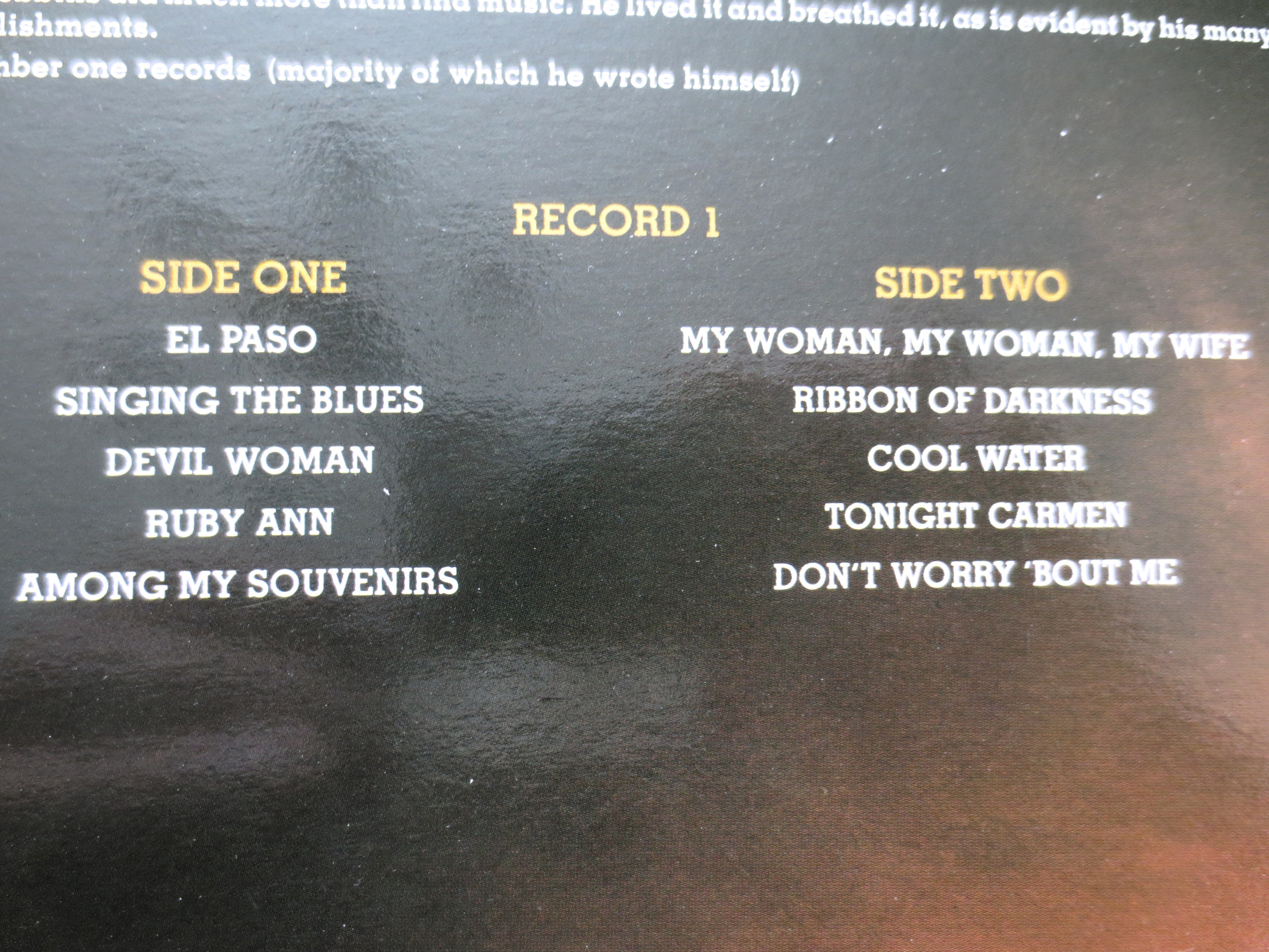 Marty Robbins – 20 Golden Memories (1983) Vinyl 2xLP