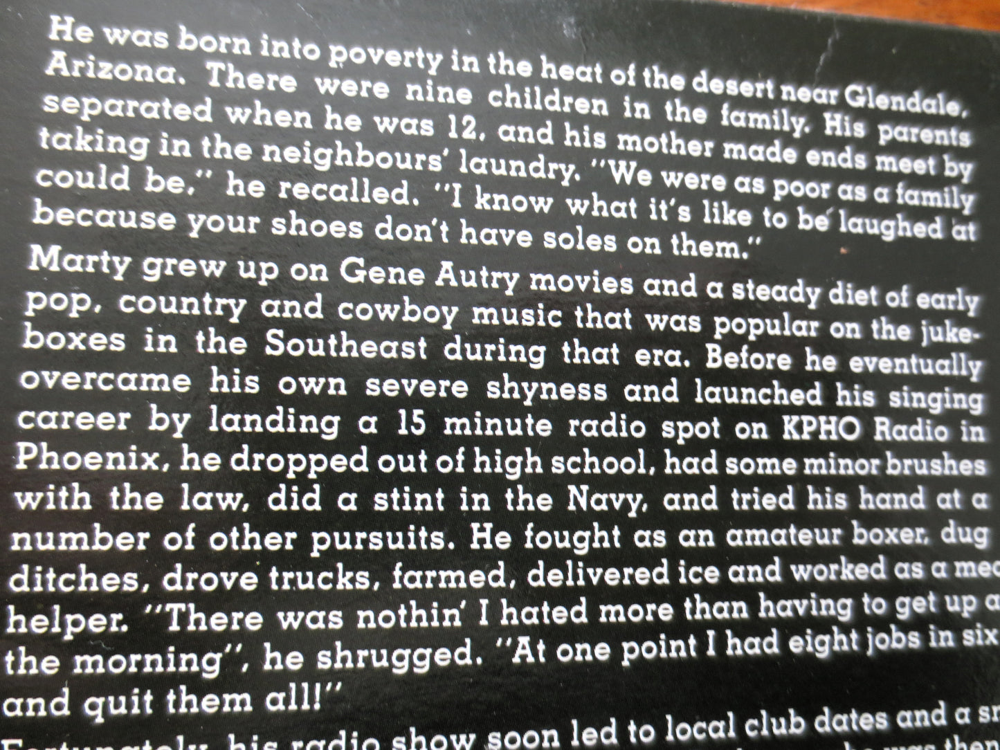 MARTY ROBBINS, 20 Golden Memories, Vintage Double Album, 1983 Record, Vinyl Lp