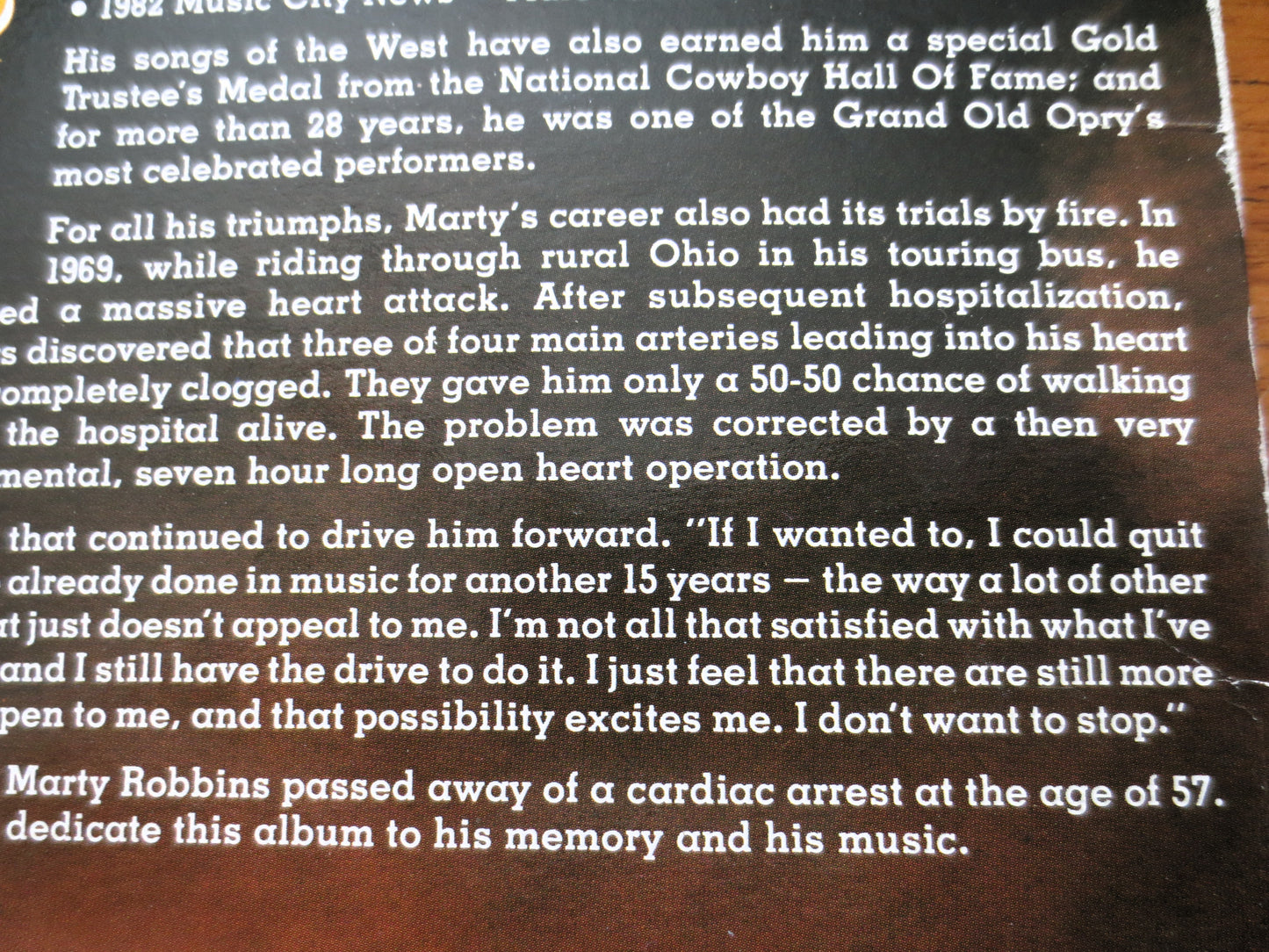 MARTY ROBBINS, 20 Golden Memories, Vintage Double Album, 1983 Record, Vinyl Lp