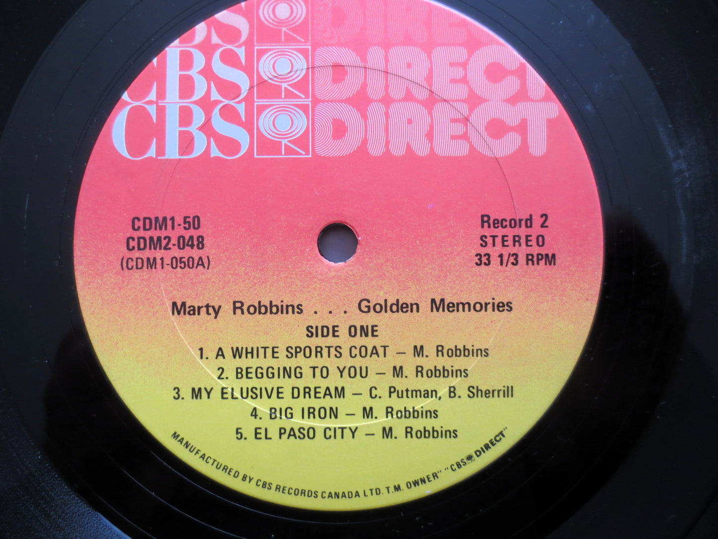 MARTY ROBBINS, 20 Golden Memories, Vintage Double Album, 1983 Record, Vinyl Lp