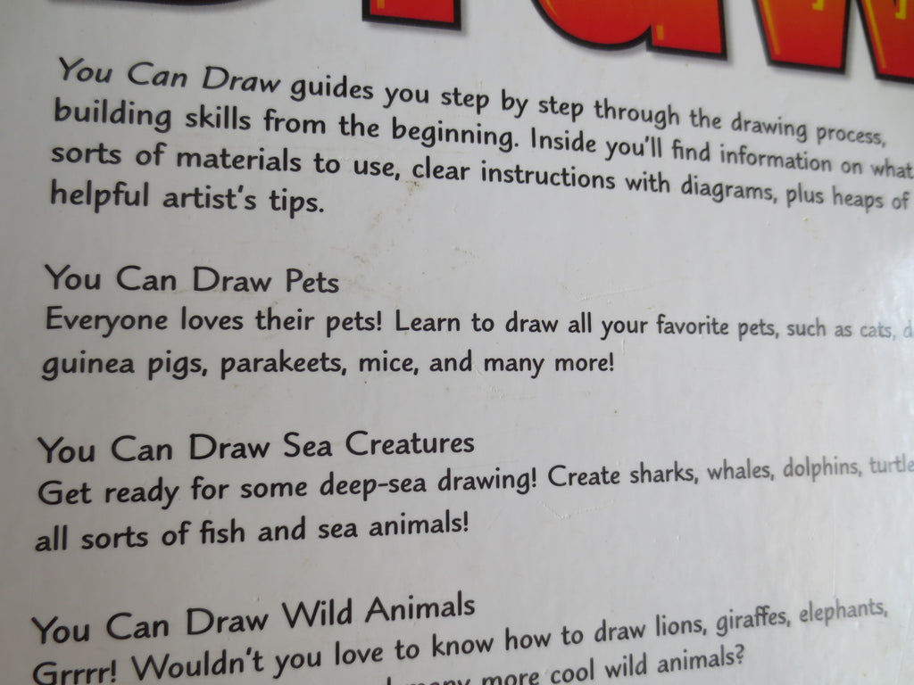 YOU CAN DRAW, Over 100 Drawings, Learn to Draw Book, Drawing Cartoons Book, Drawing Cars Book, How to Draw Book, Drawing Book, Vintage Book