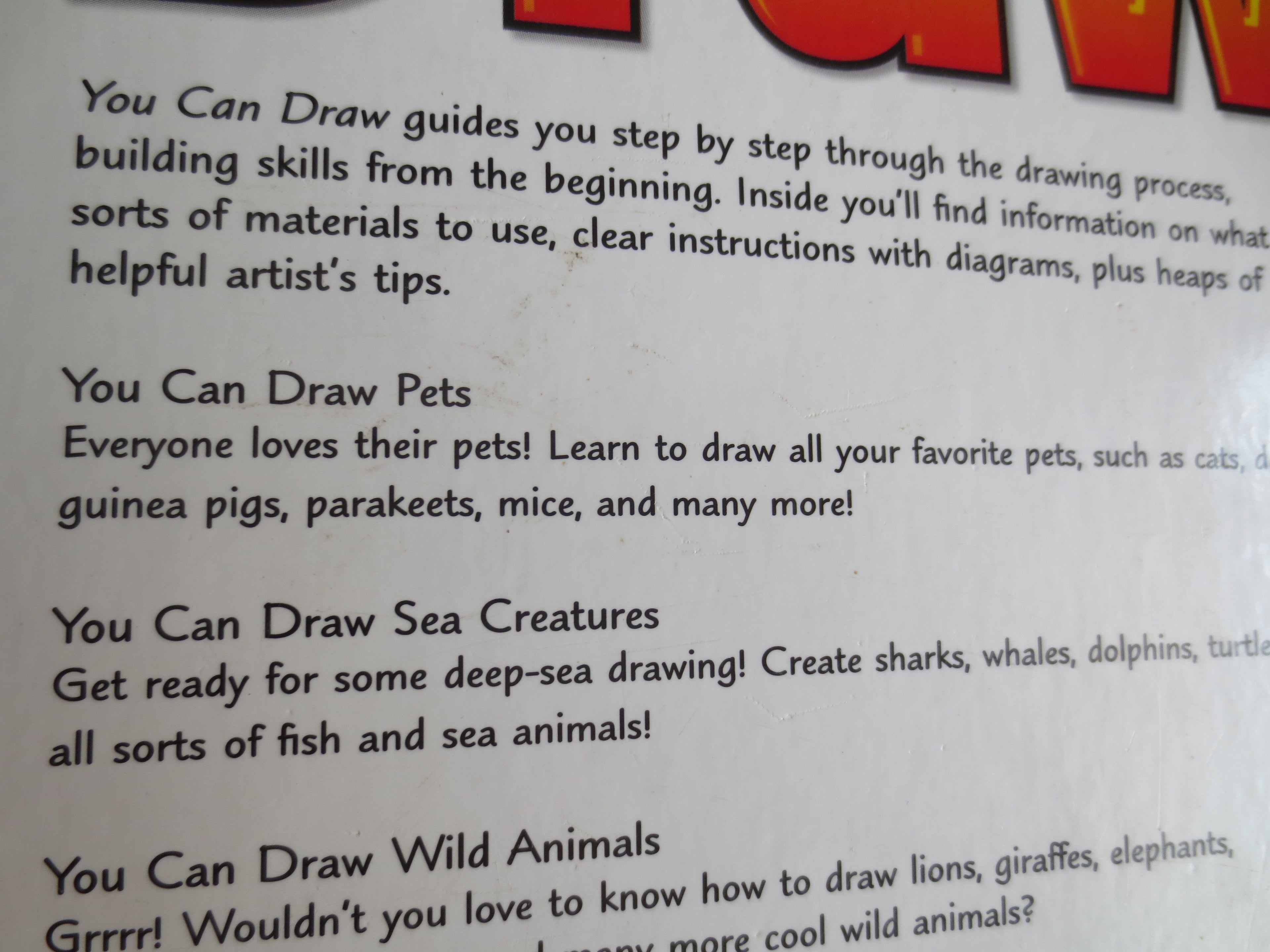 YOU CAN DRAW, Over 100 Drawings, Learn to Draw Book, Drawing Cartoons Book, Drawing Cars Book, How to Draw Book, Drawing Book, Vintage Book