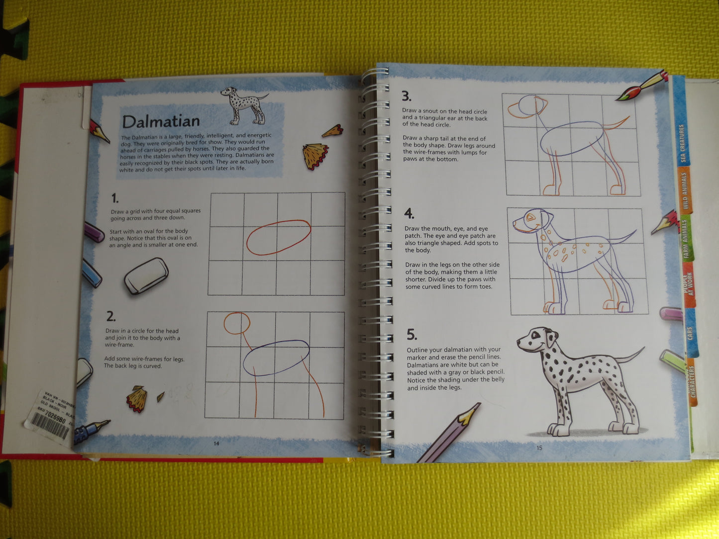 Vintage Book, YOU CAN DRAW, Over 100 Drawings, Learn to Draw Book, Drawing Cartoons Book, Drawing Cars Book, How to Draw Book, Drawing Book