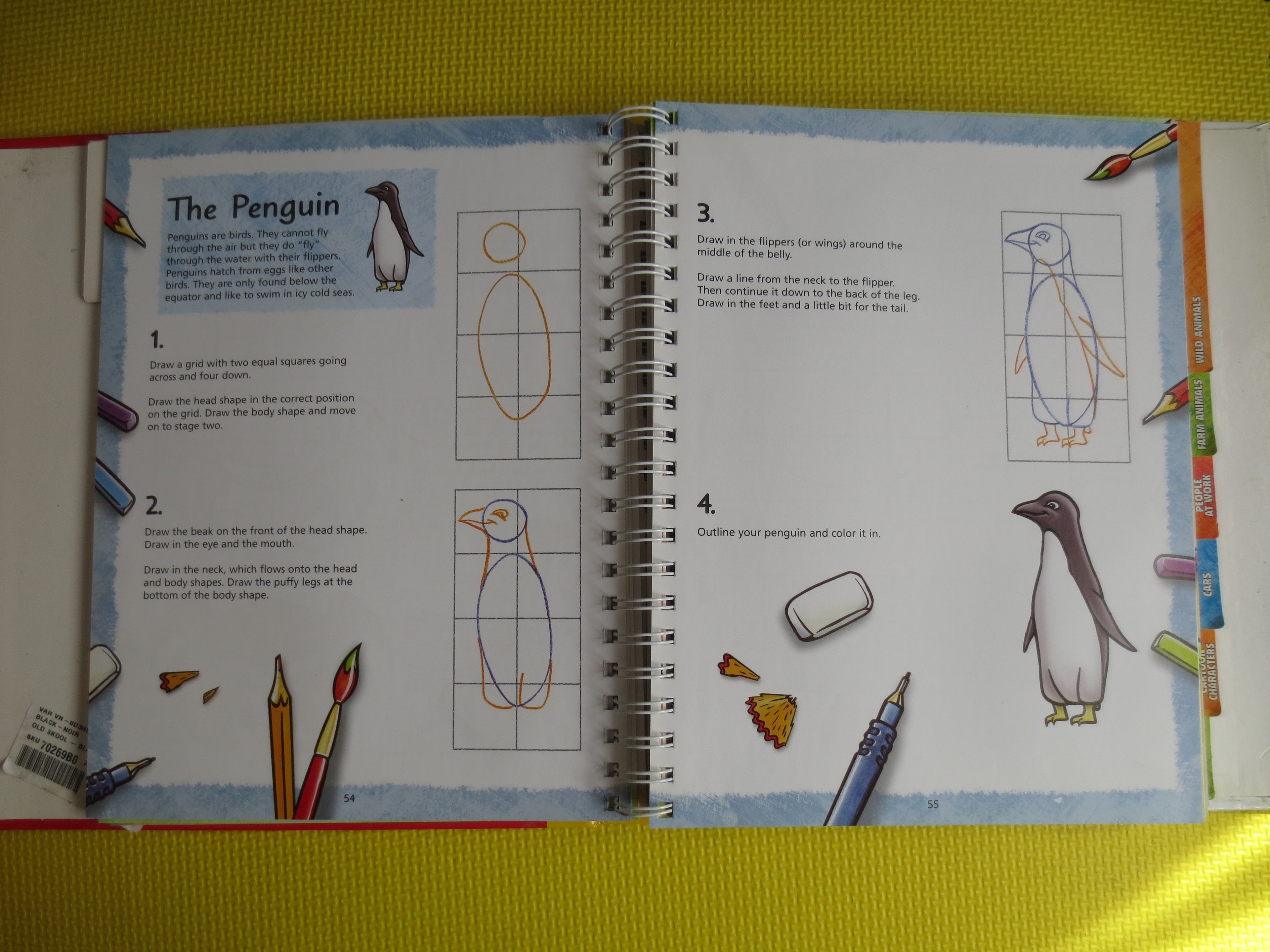 YOU CAN DRAW, Over 100 Drawings, Learn to Draw Book, Drawing Cartoons Book, Drawing Cars Book, How to Draw Book, Drawing Book, Vintage Book