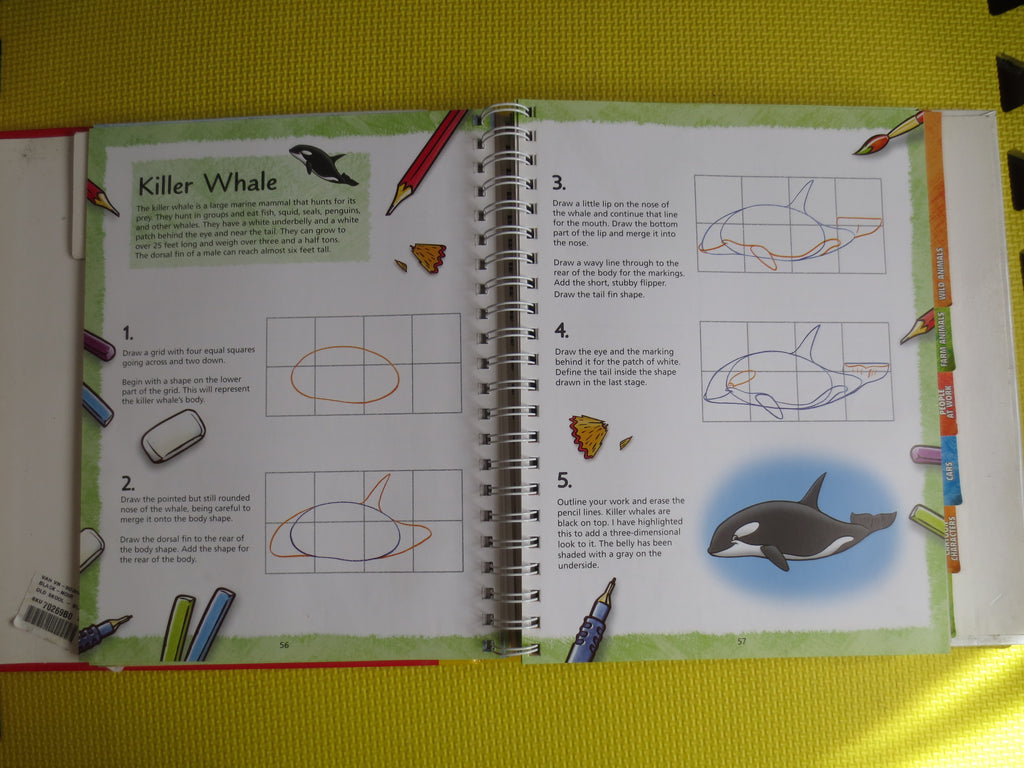 YOU CAN DRAW, Over 100 Drawings, Learn to Draw Book, Drawing Cartoons Book, Drawing Cars Book, How to Draw Book, Drawing Book, Vintage Book