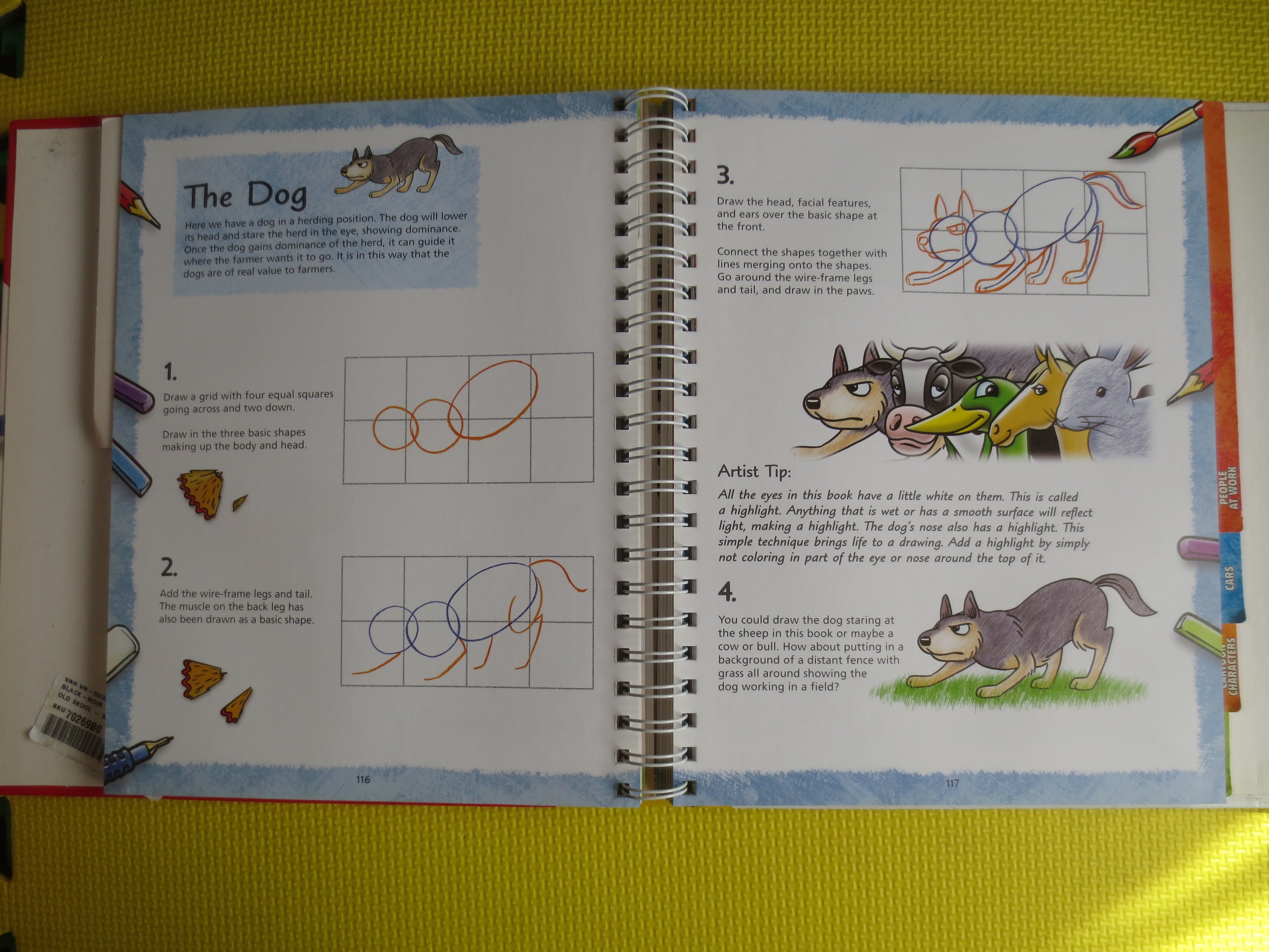 YOU CAN DRAW, Over 100 Drawings, Learn to Draw Book, Drawing Cartoons Book, Drawing Cars Book, How to Draw Book, Drawing Book, Vintage Book