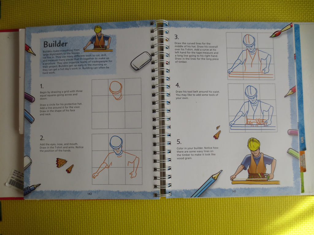 YOU CAN DRAW, Over 100 Drawings, Learn to Draw Book, Drawing Cartoons Book, Drawing Cars Book, How to Draw Book, Drawing Book, Vintage Book