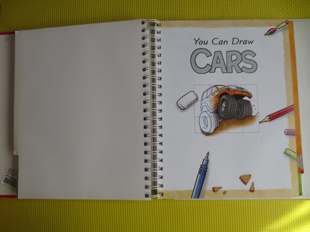 YOU CAN DRAW, Over 100 Drawings, Learn to Draw Book, Drawing Cartoons Book, Drawing Cars Book, How to Draw Book, Drawing Book, Vintage Book
