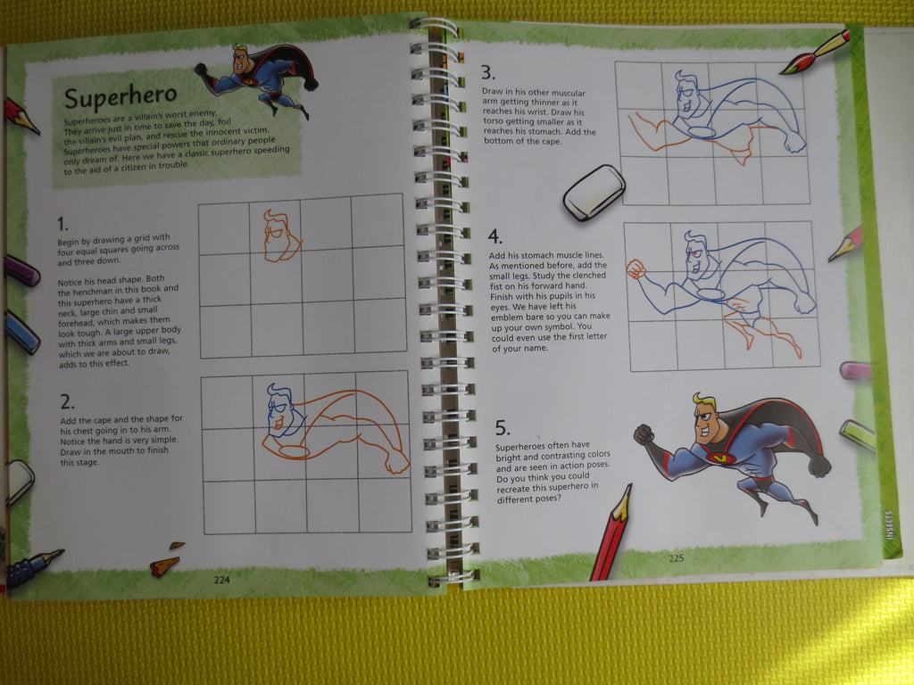YOU CAN DRAW, Over 100 Drawings, Learn to Draw Book, Drawing Cartoons Book, Drawing Cars Book, How to Draw Book, Drawing Book, Vintage Book