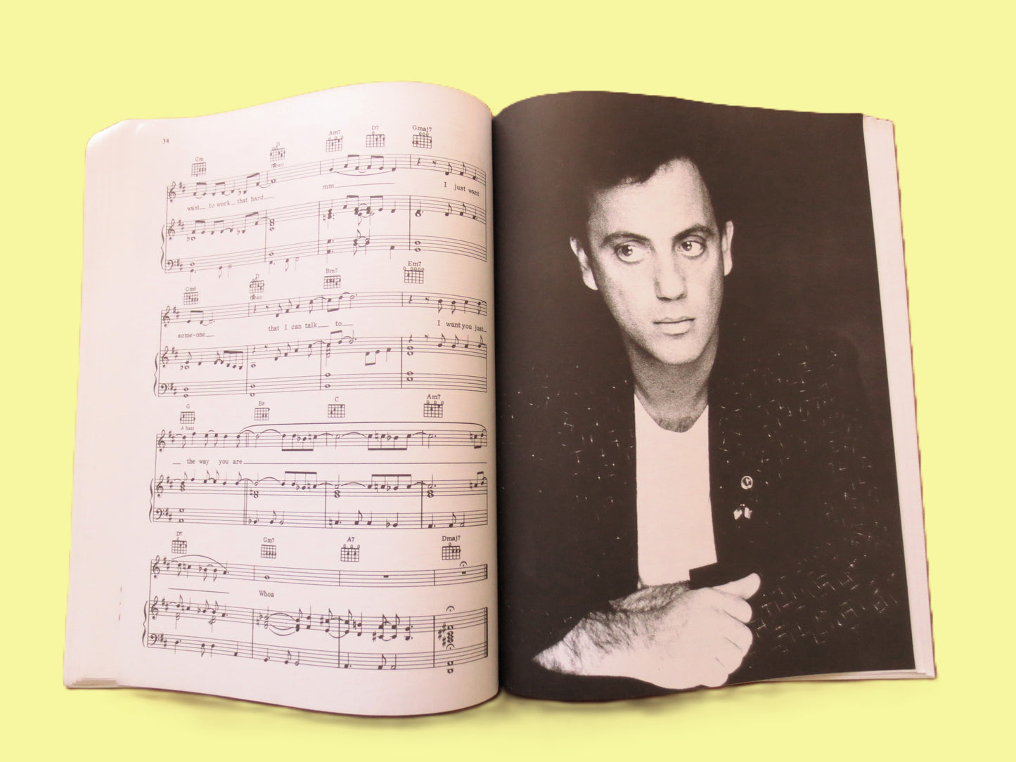 BILLY JOEL, Greatest Hits, Volumes 1 and 2, Sheet Music Book, Songbook