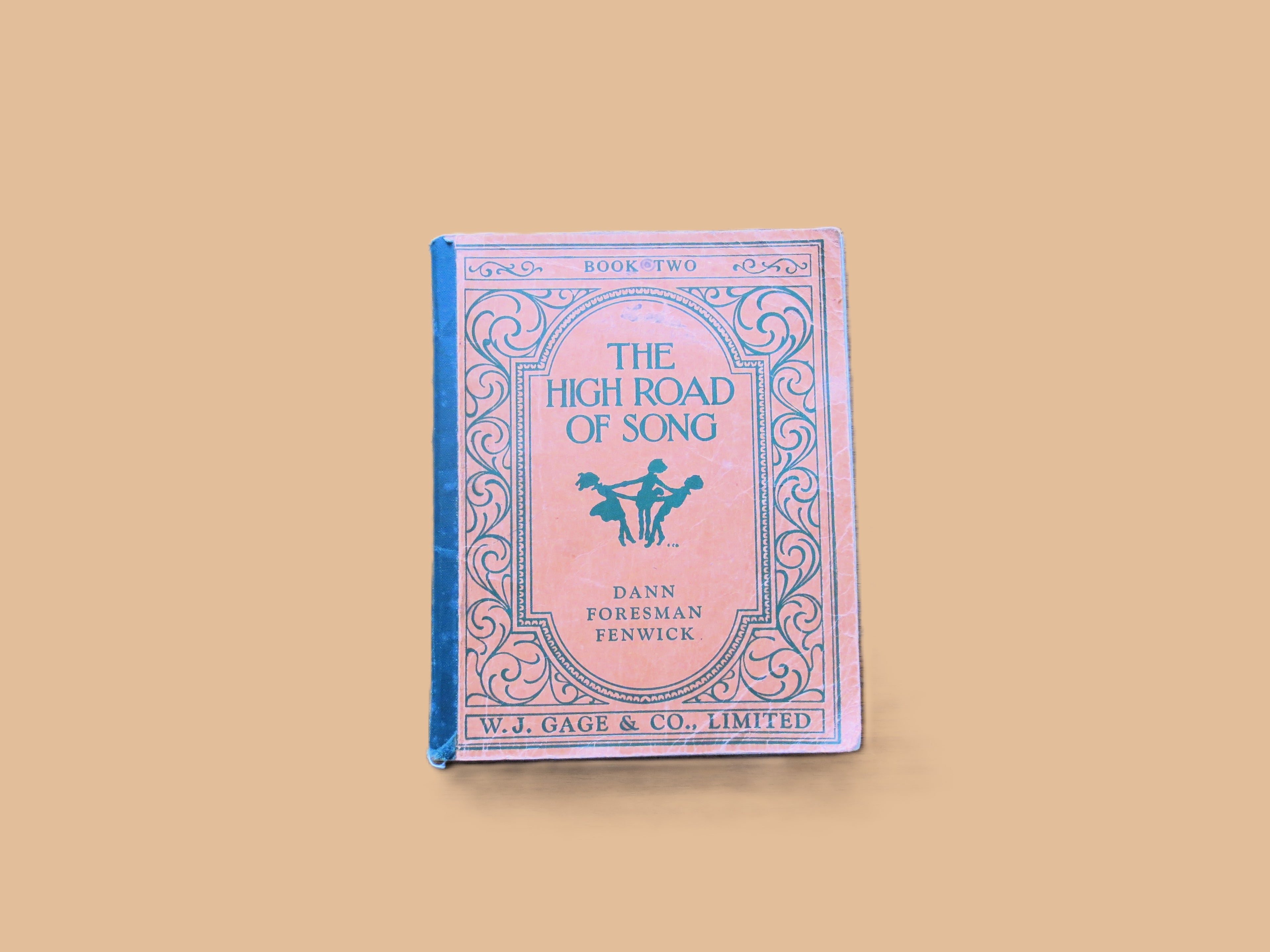 The HIGH ROAD of SONG, Book Two, Sheet Music Book, Songbook, Vintage 1921