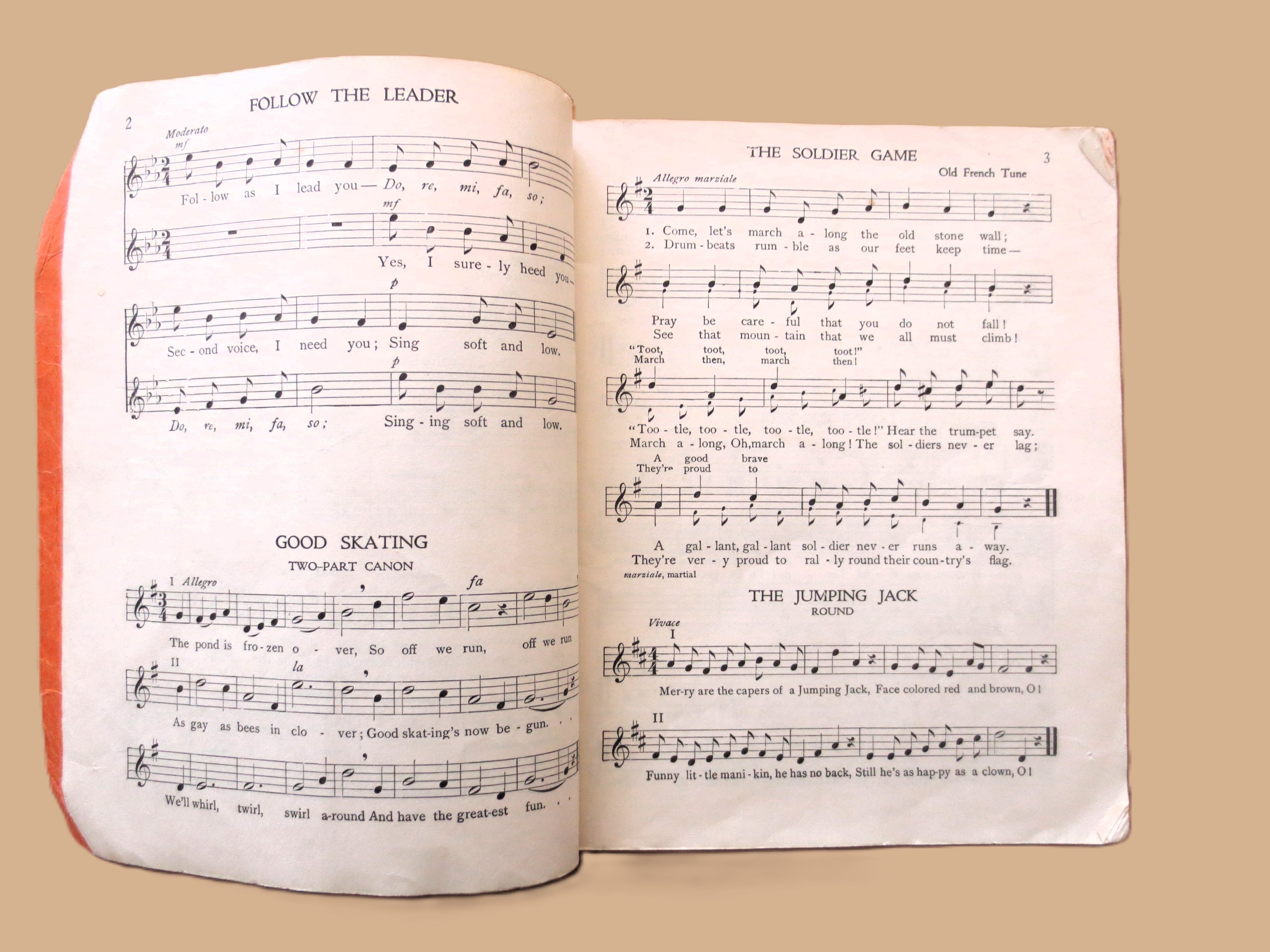 The HIGH ROAD of SONG, Book Two, Sheet Music Book, Songbook, Vintage 1921