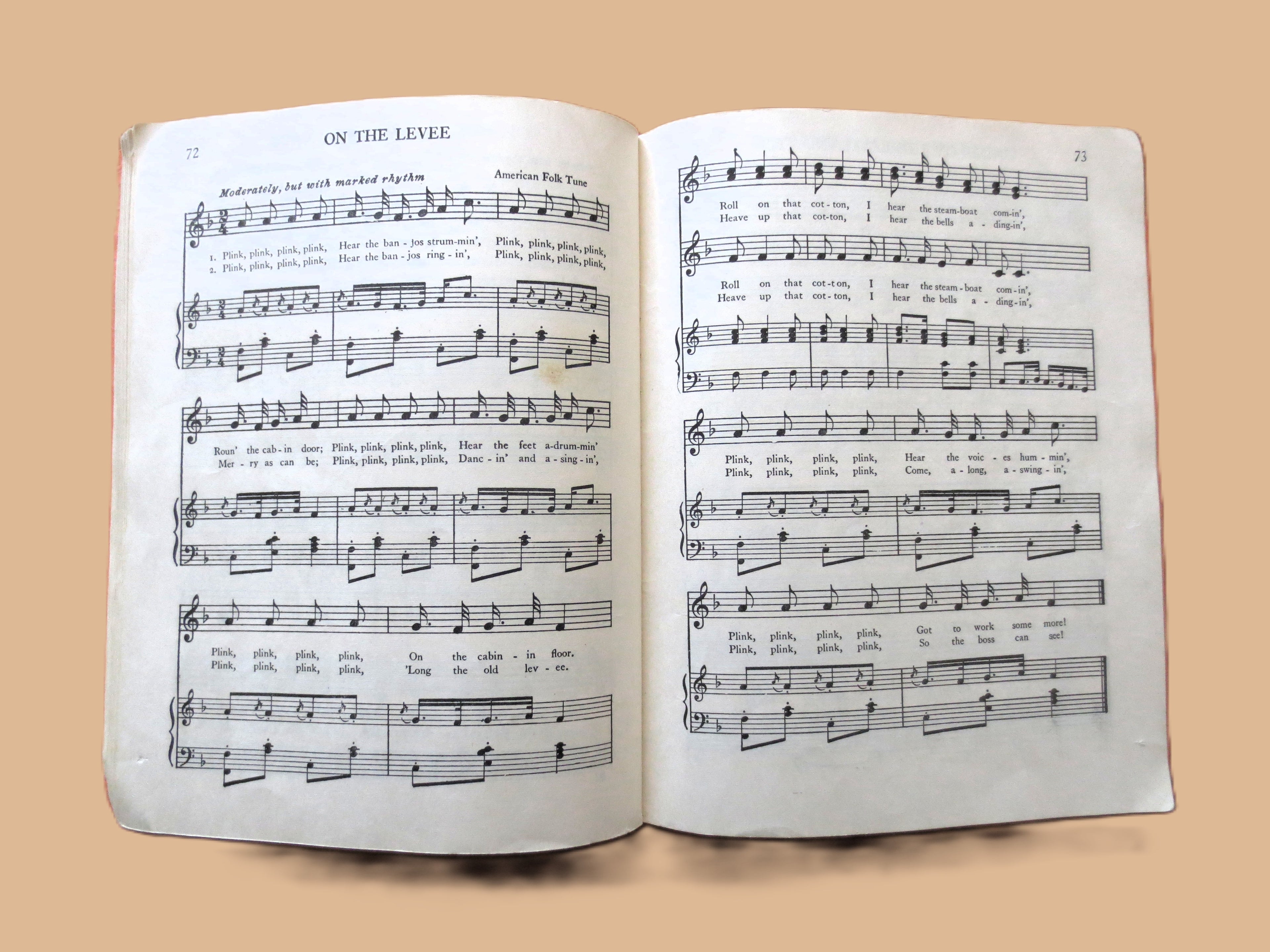 The HIGH ROAD of SONG, Book Two, Sheet Music Book, Songbook, Vintage 1921