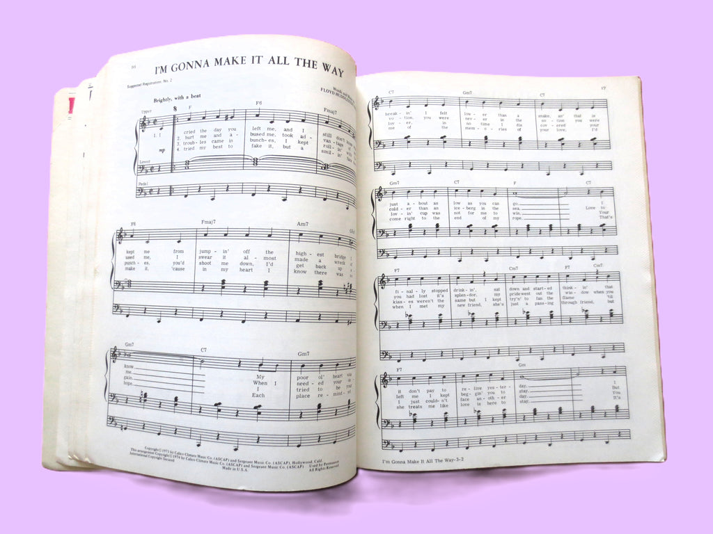22 Original Hits – Sheet Music Songbook (1975)