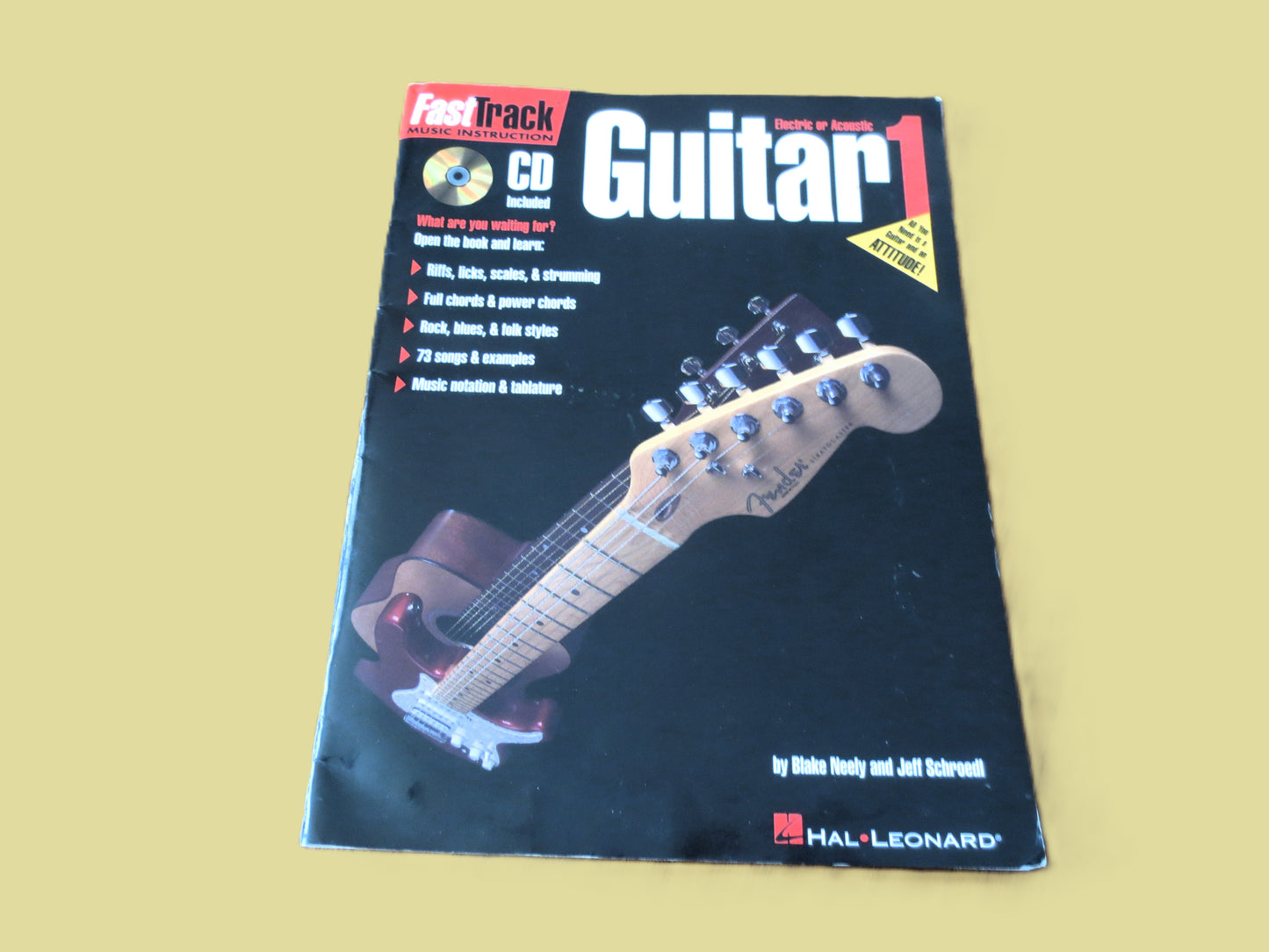 GUITAR INSTRUCTION, Sheet Music Book, CD Included, 1997