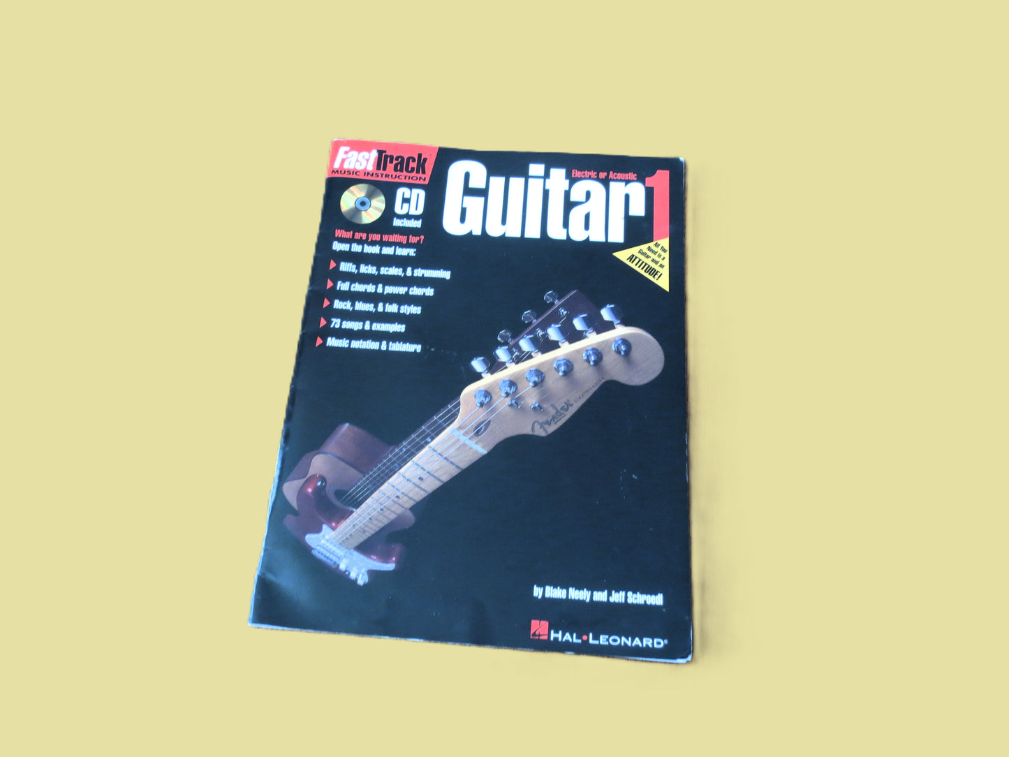 GUITAR INSTRUCTION, Sheet Music Book, CD Included, 1997
