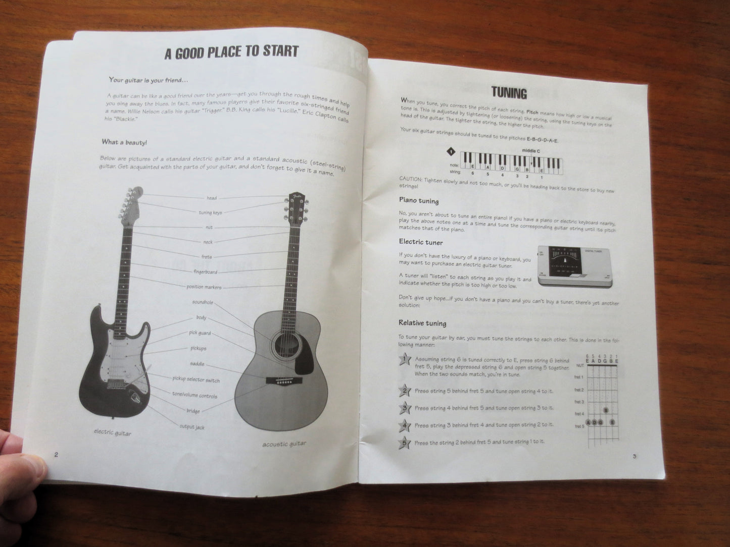 GUITAR INSTRUCTION, Sheet Music Book, CD Included, 1997