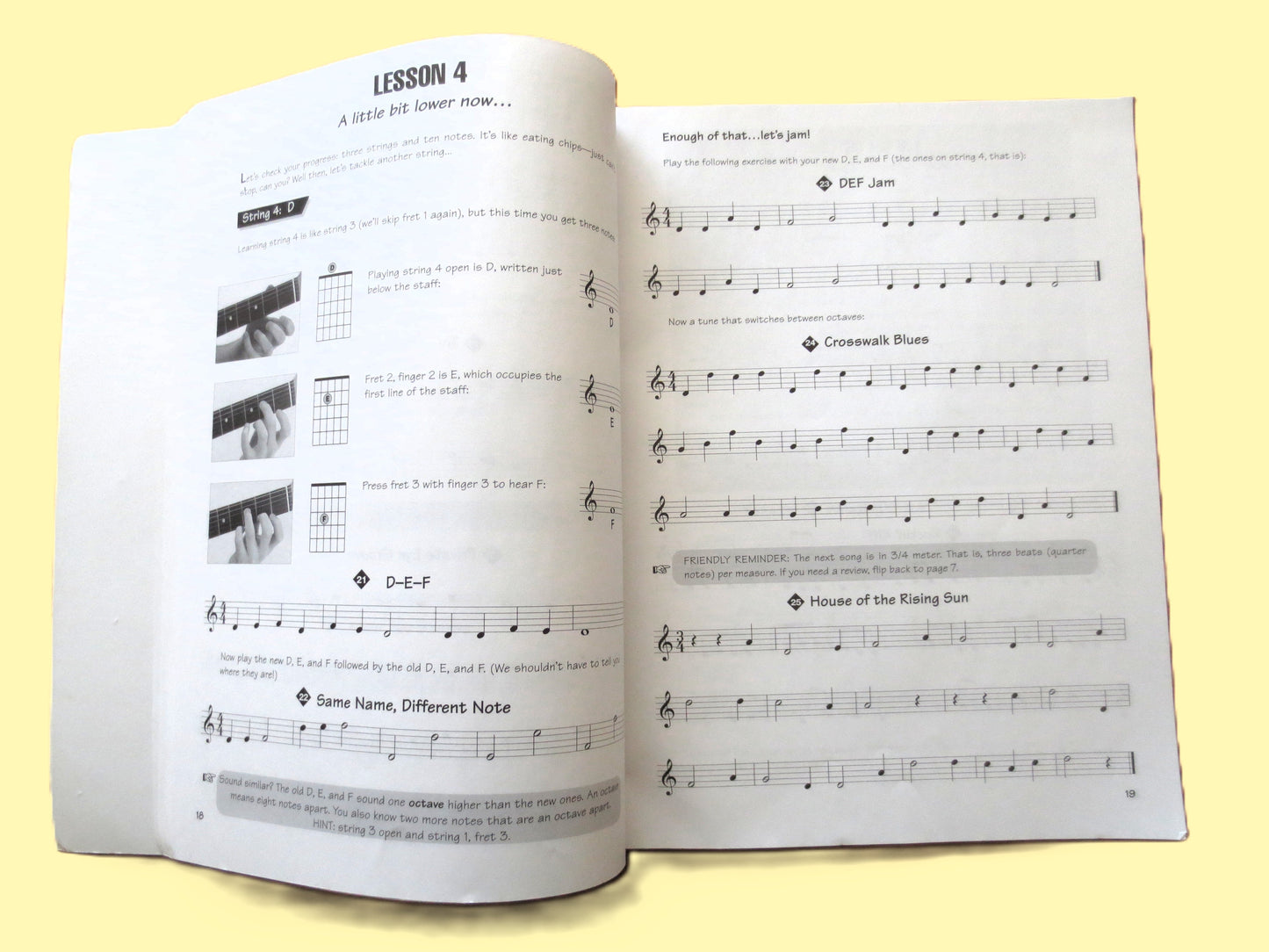 GUITAR INSTRUCTION, Sheet Music Book, CD Included, 1997