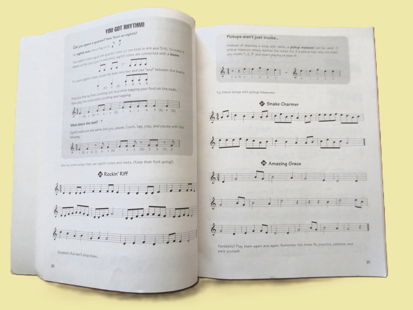 GUITAR INSTRUCTION, Sheet Music Book, CD Included, 1997