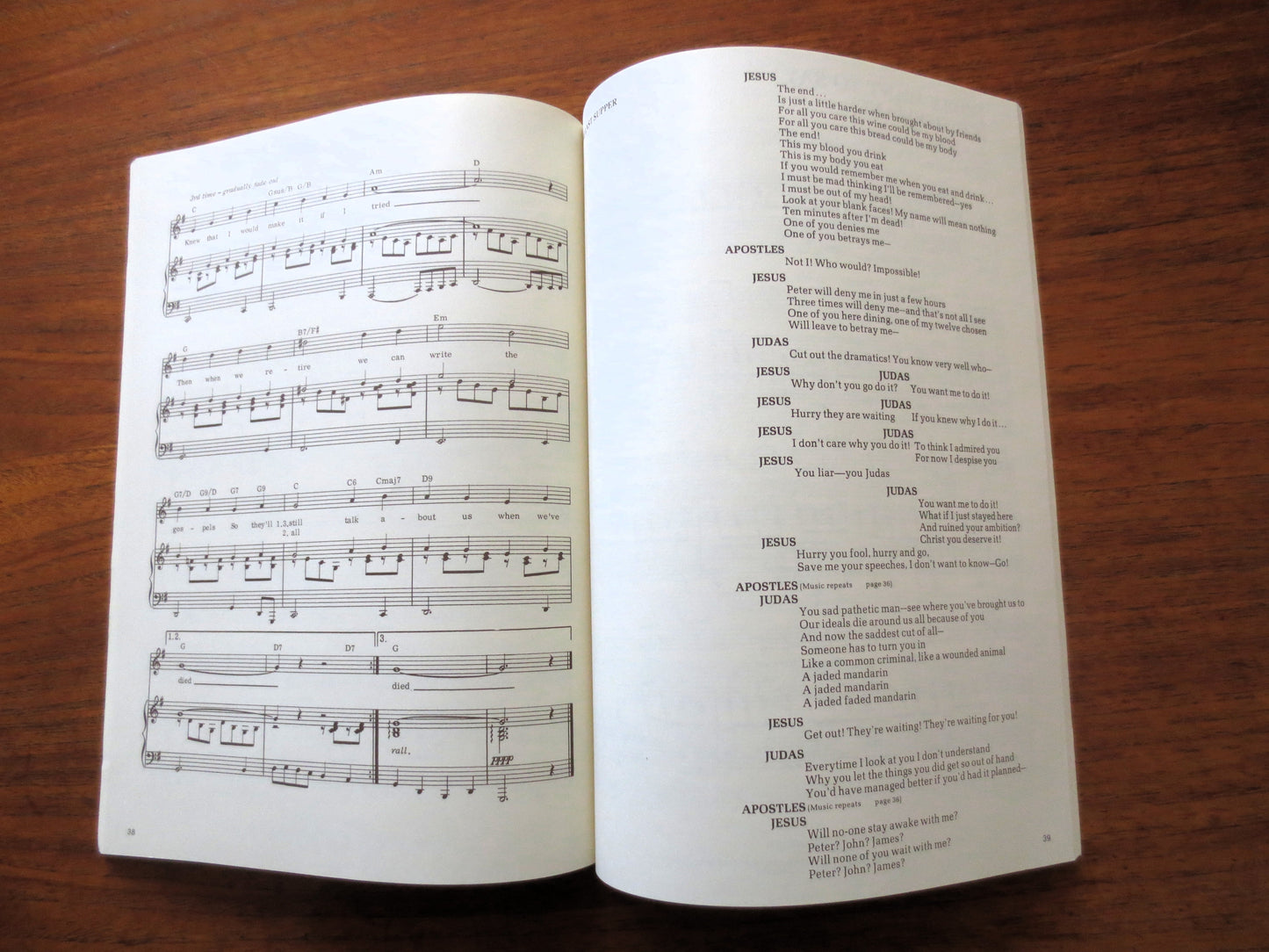 JESUS CHRIST SUPERSTAR, Sheet Music Book, 1970 Songbook