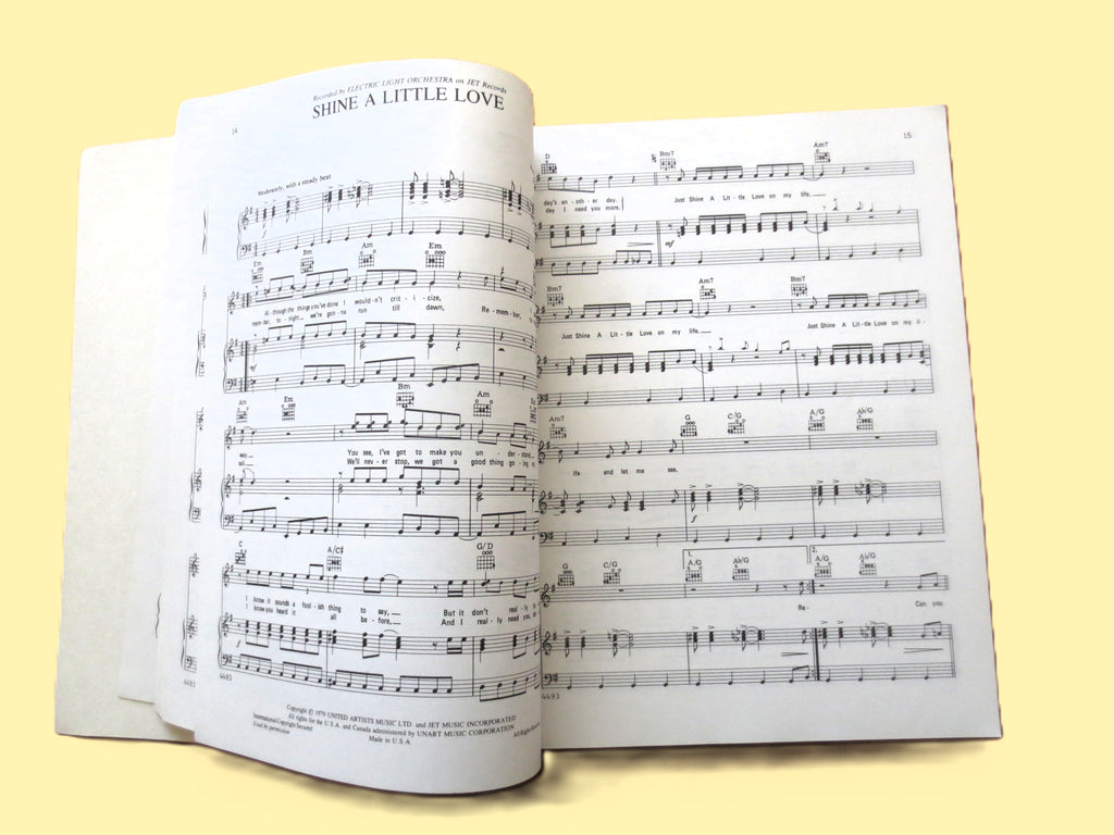 Top Hits of 1979 – Sheet Music Songbook (Piano/Vocal/Chords)