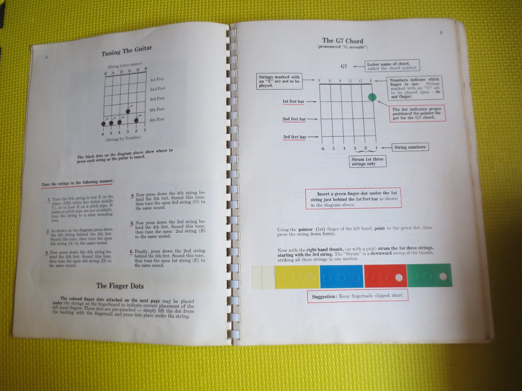 Pointer System for Guitar (Sheet Music Book)