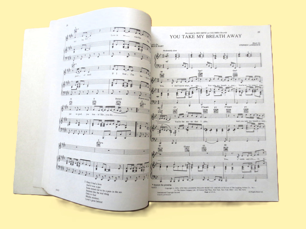 Top Hits of 1979 – Sheet Music Songbook (Piano/Vocal/Chords)