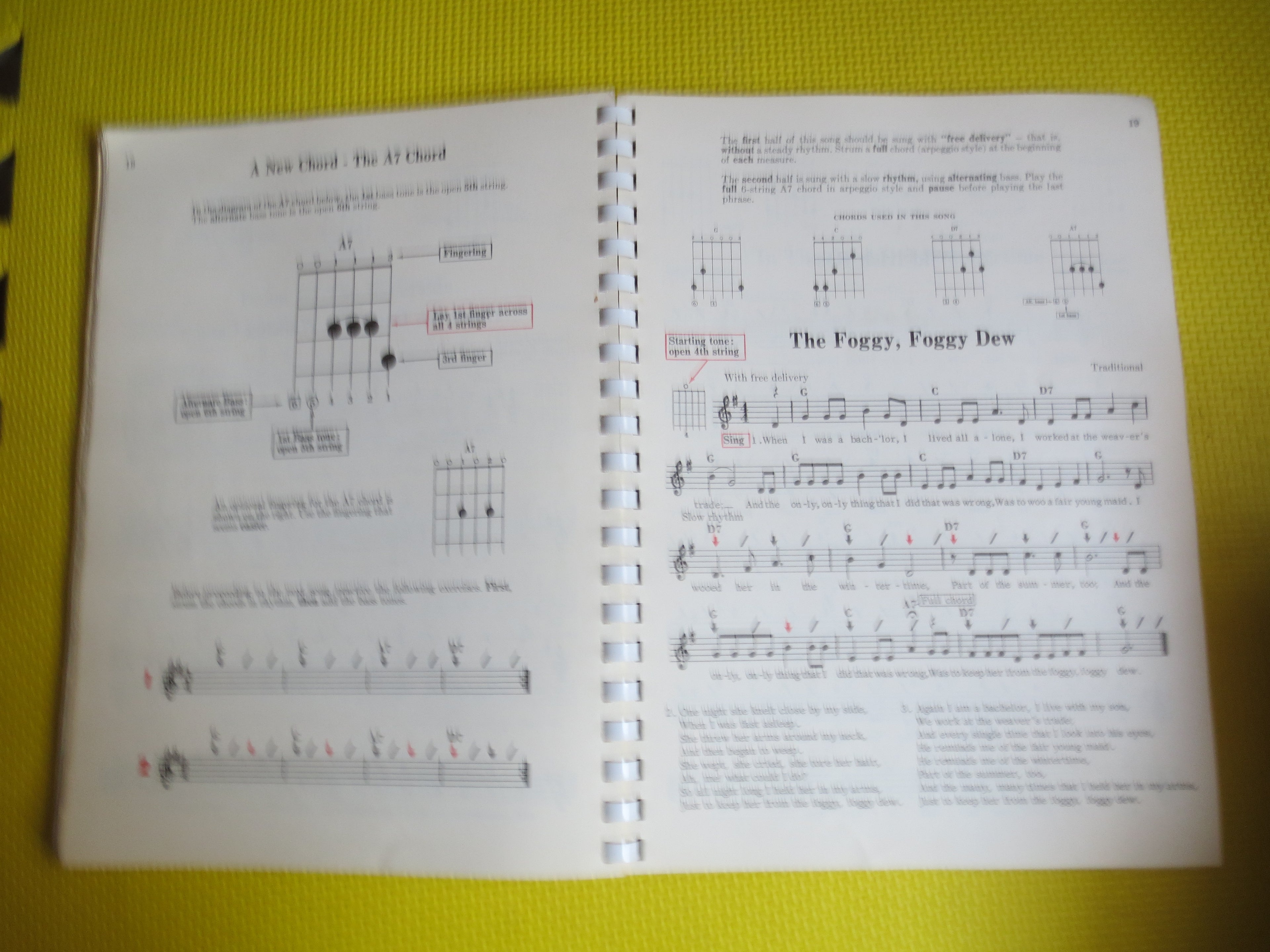 Pointer System for Guitar (Sheet Music Book)