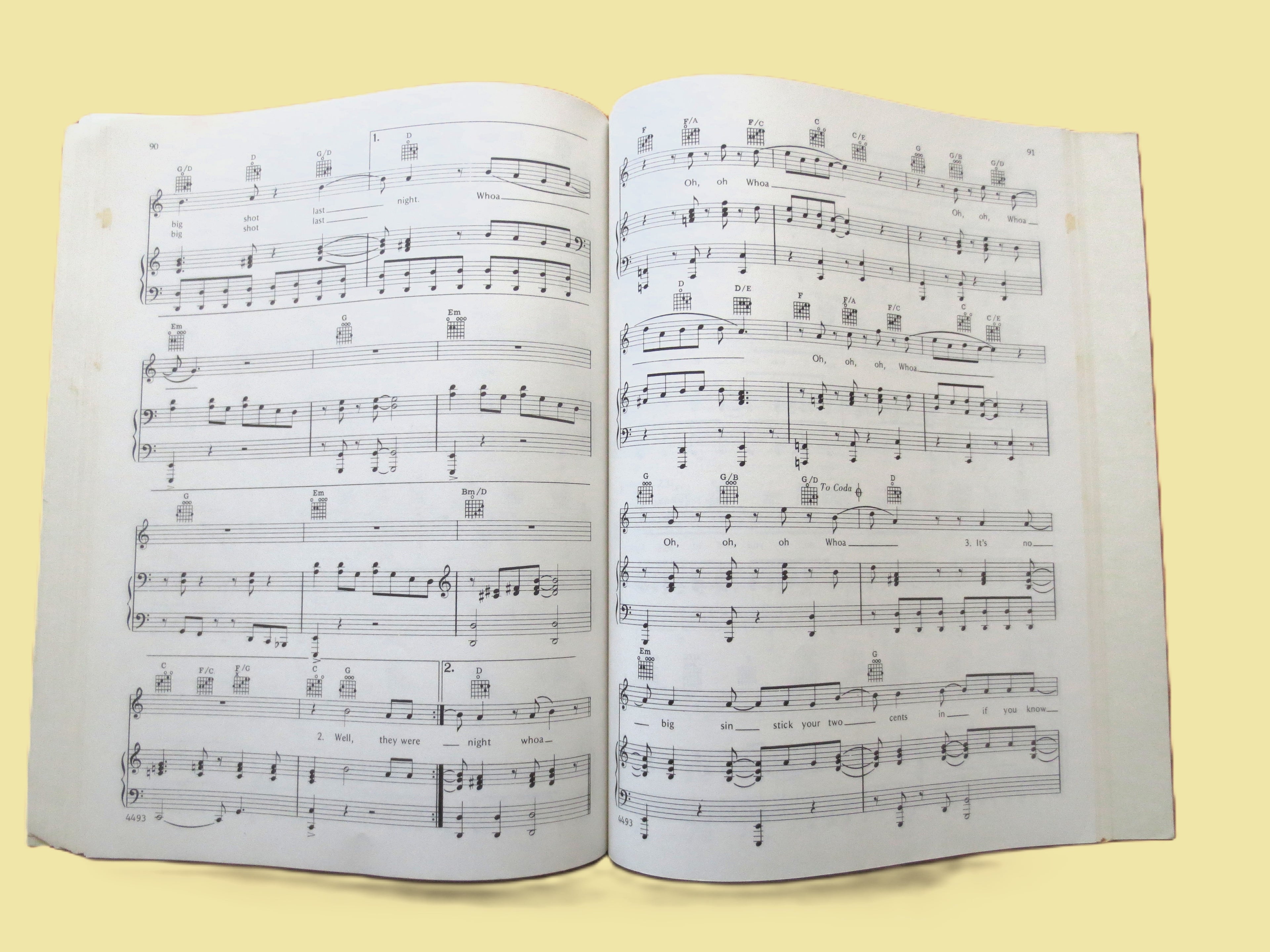 Top Hits of 1979 – Sheet Music Songbook (Piano/Vocal/Chords)