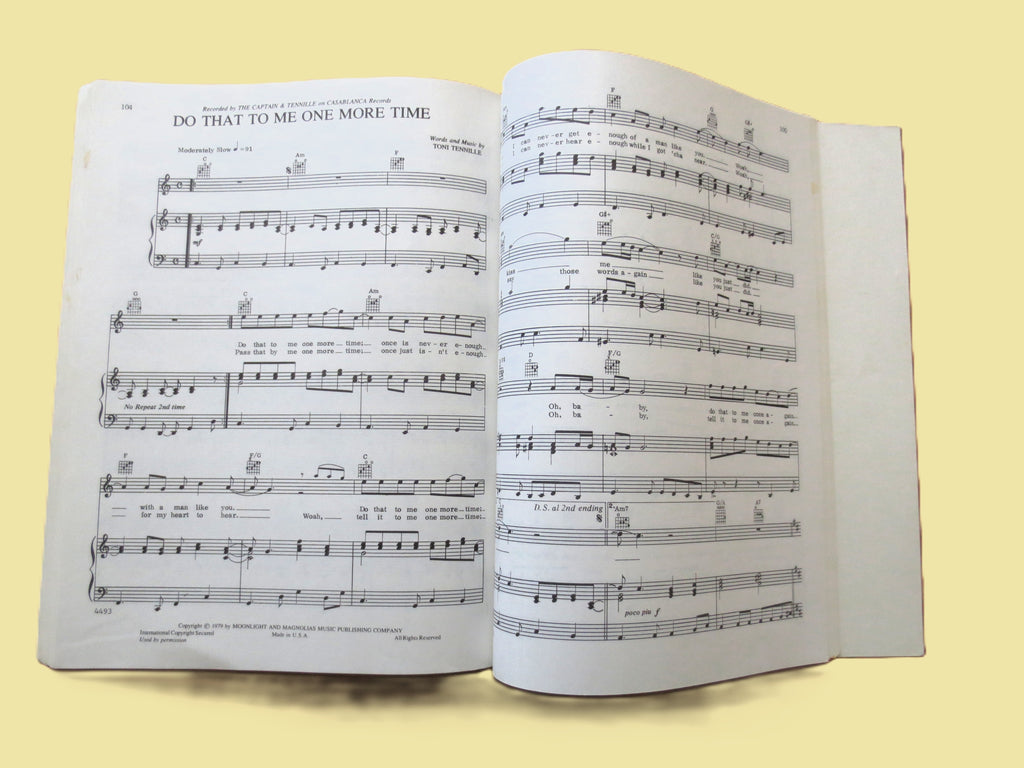 Top Hits of 1979 – Sheet Music Songbook (Piano/Vocal/Chords)