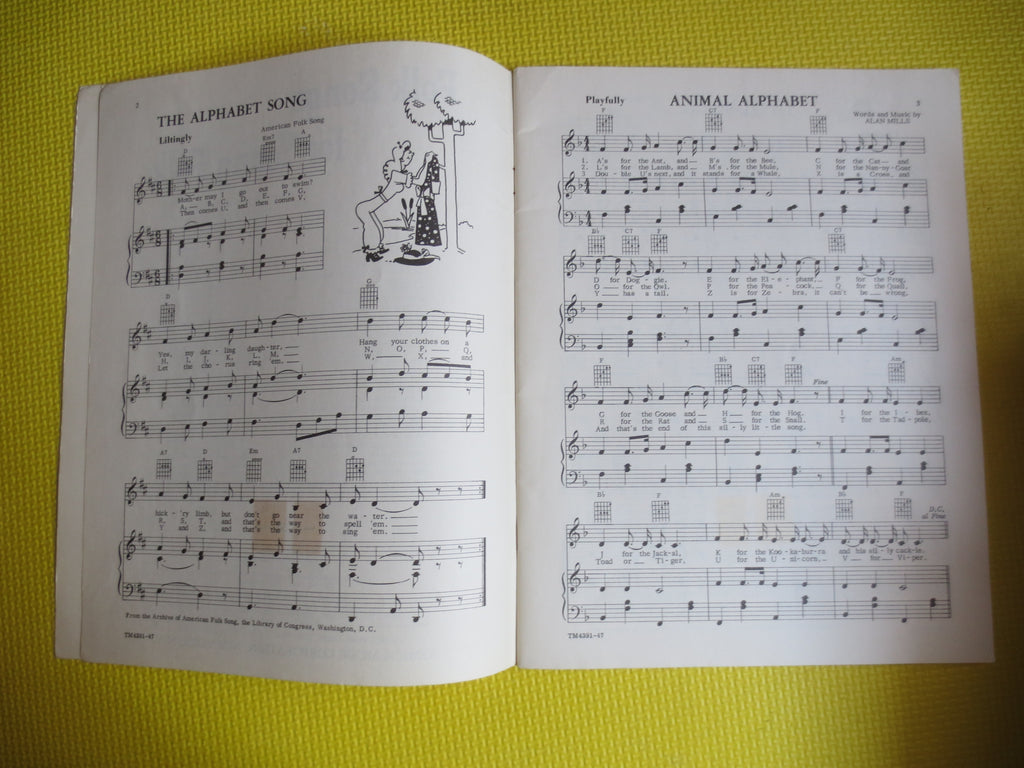 Folk Songs for Young Folk – Sheet Music Book (1957)