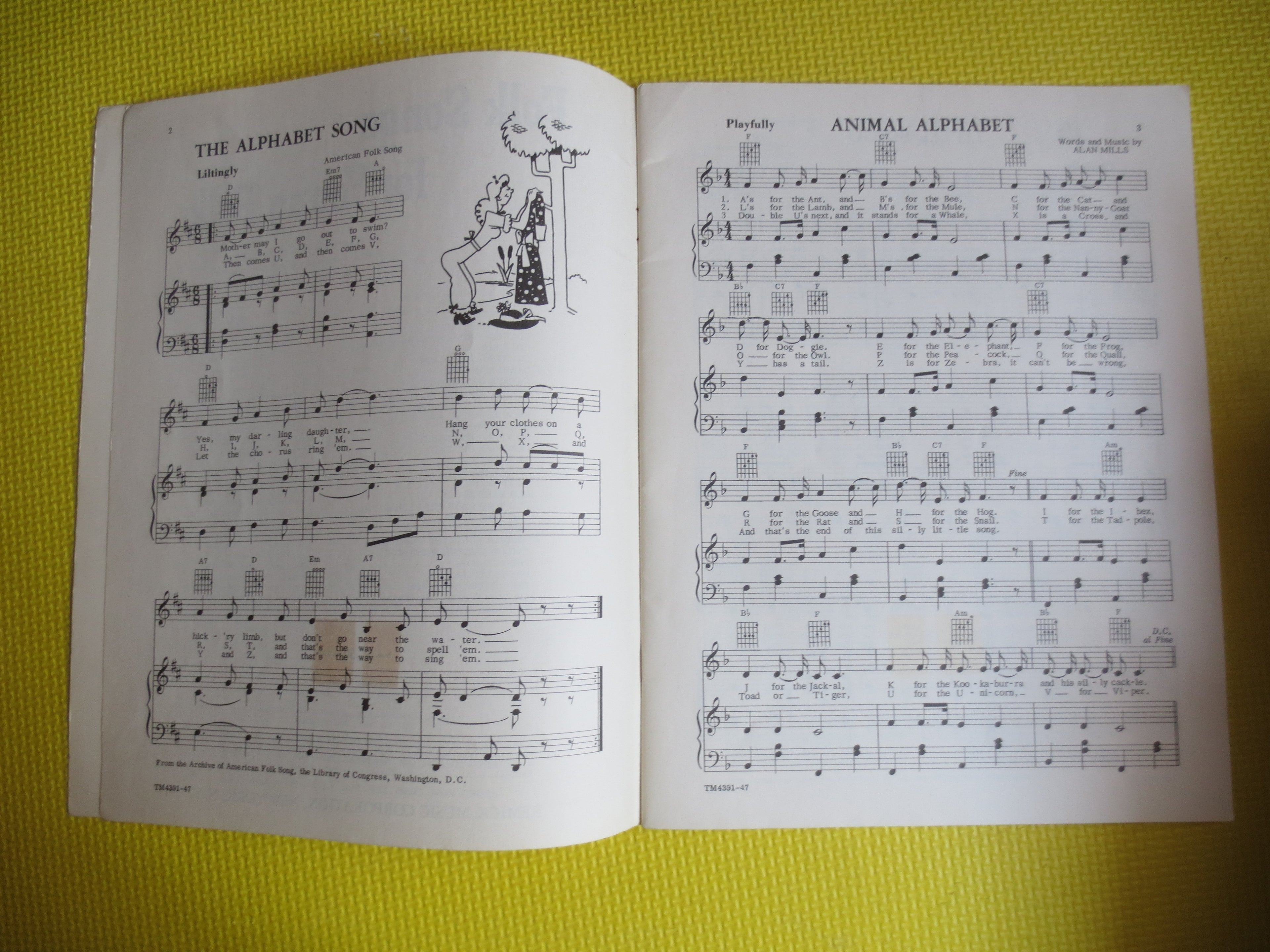 Folk Songs for Young Folk – Sheet Music Book (1957)
