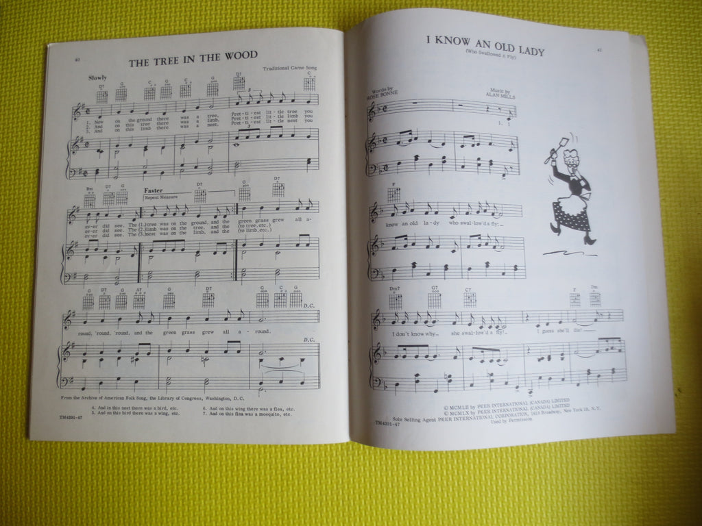 Folk Songs for Young Folk – Sheet Music Book (1957)