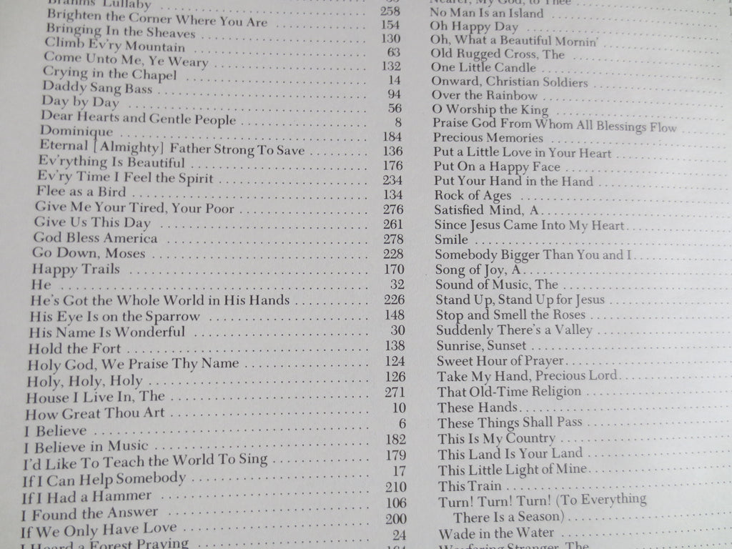 Reader’s Digest – Family Songbook of Faith and Joy Sheet Music Book (1975)