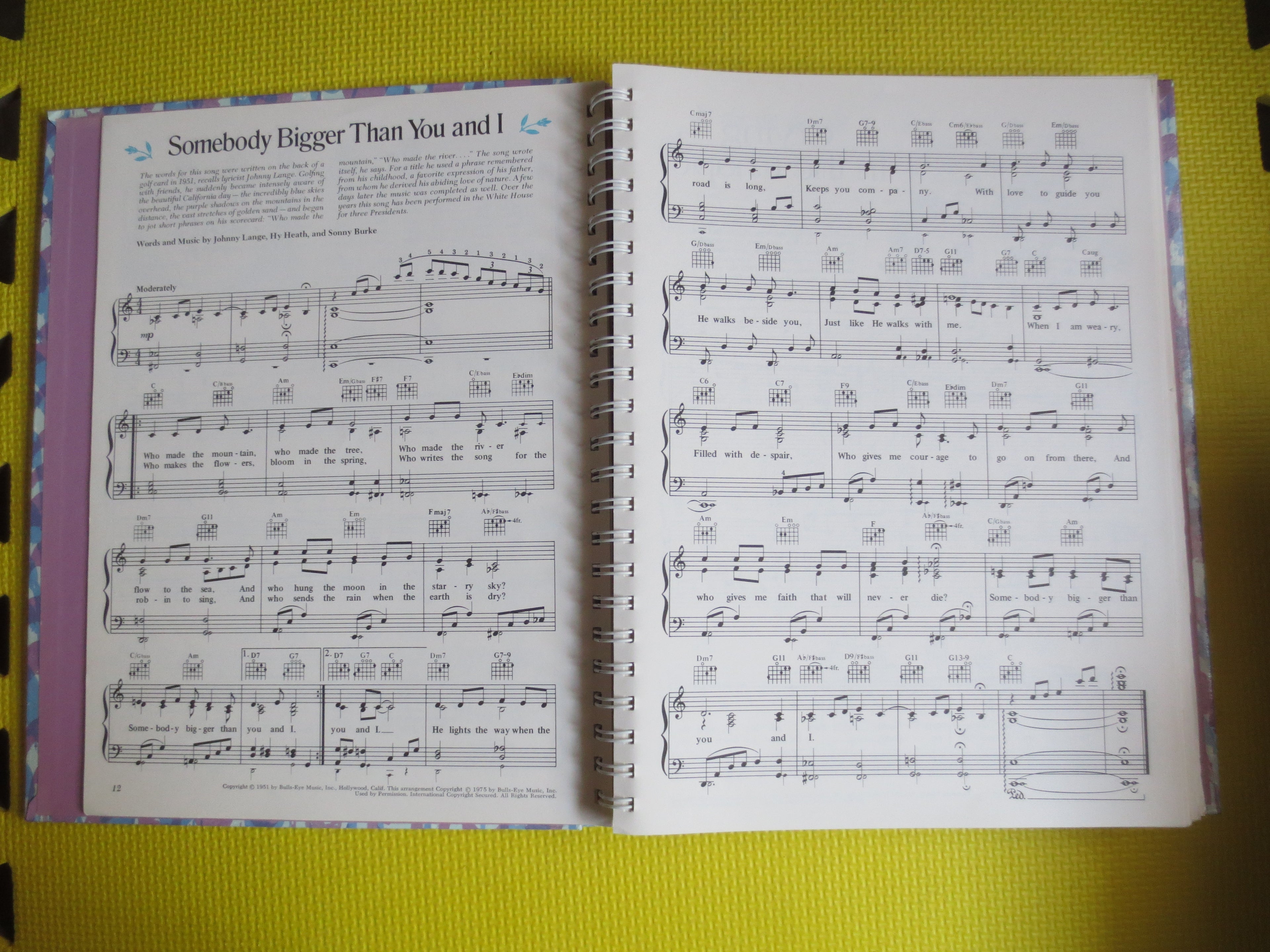 Reader’s Digest – Family Songbook of Faith and Joy Sheet Music Book (1975)