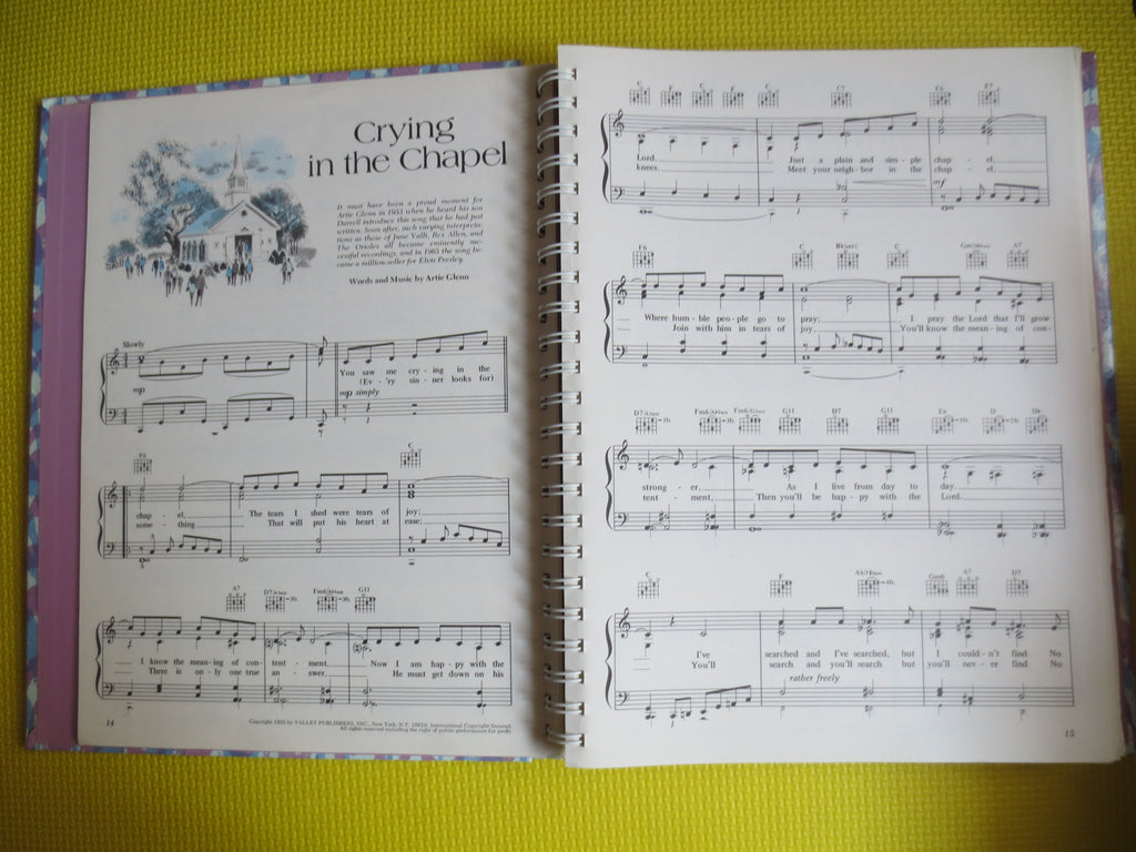 Reader’s Digest – Family Songbook of Faith and Joy Sheet Music Book (1975)