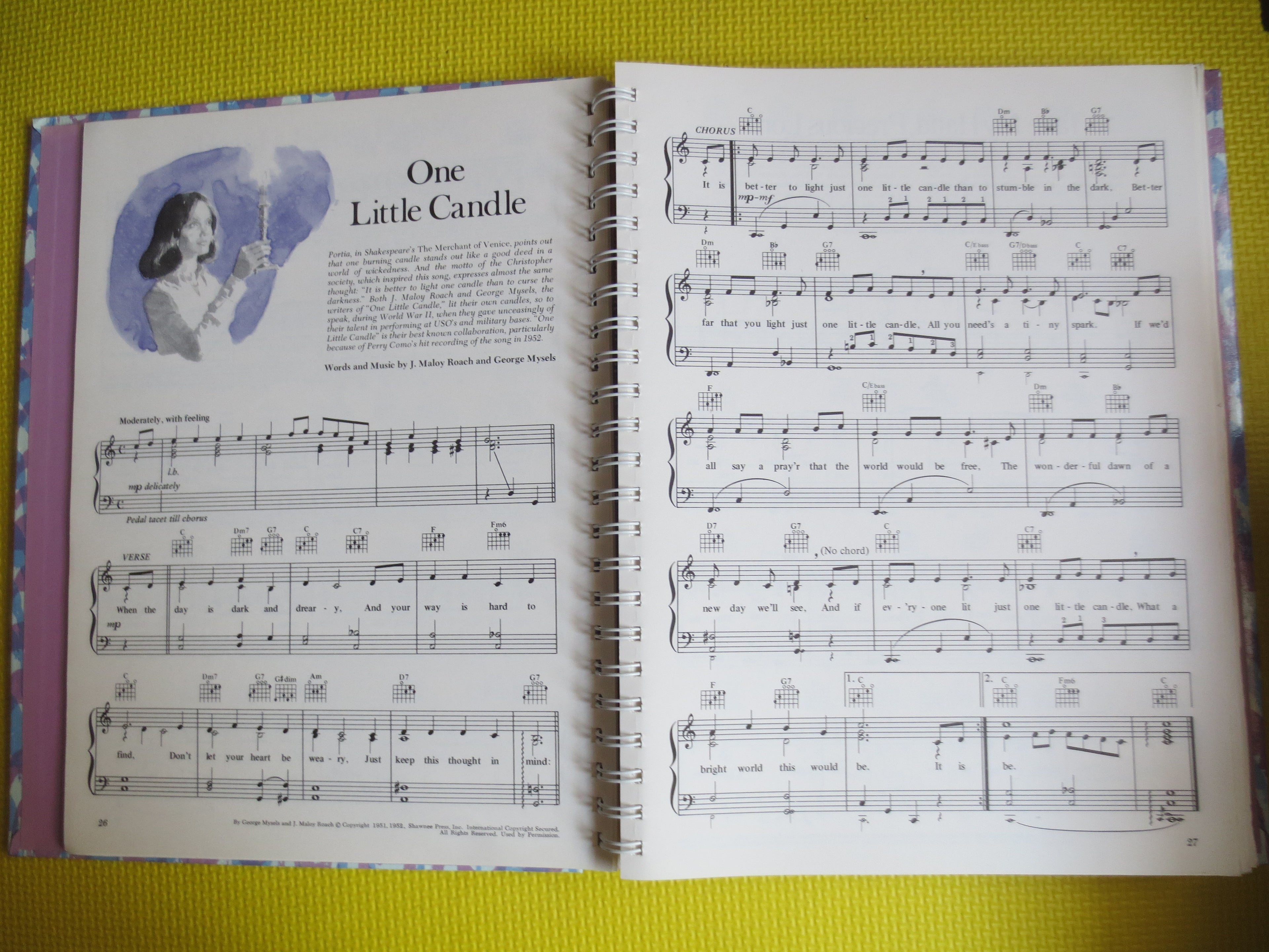 Reader’s Digest – Family Songbook of Faith and Joy Sheet Music Book (1975)