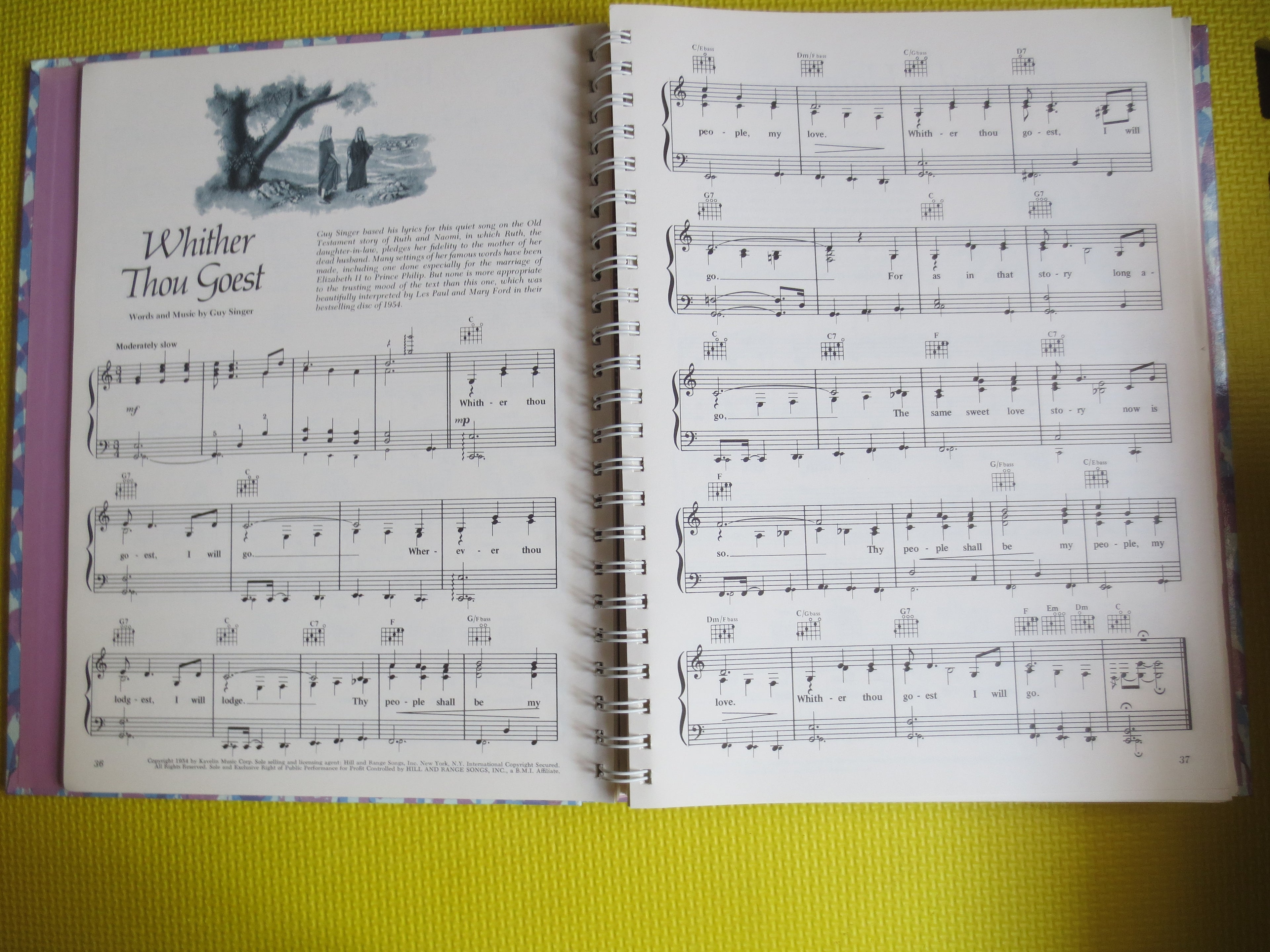 Reader’s Digest – Family Songbook of Faith and Joy Sheet Music Book (1975)