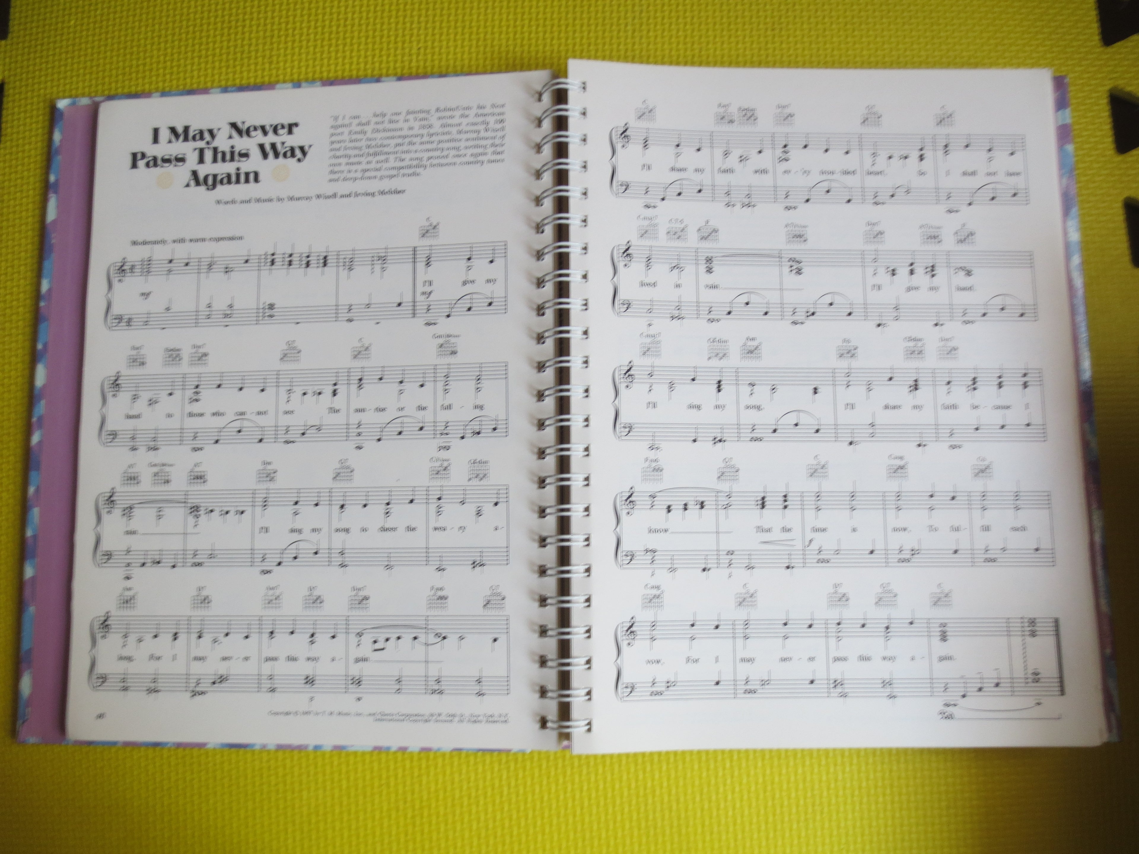 Reader’s Digest – Family Songbook of Faith and Joy Sheet Music Book (1975)