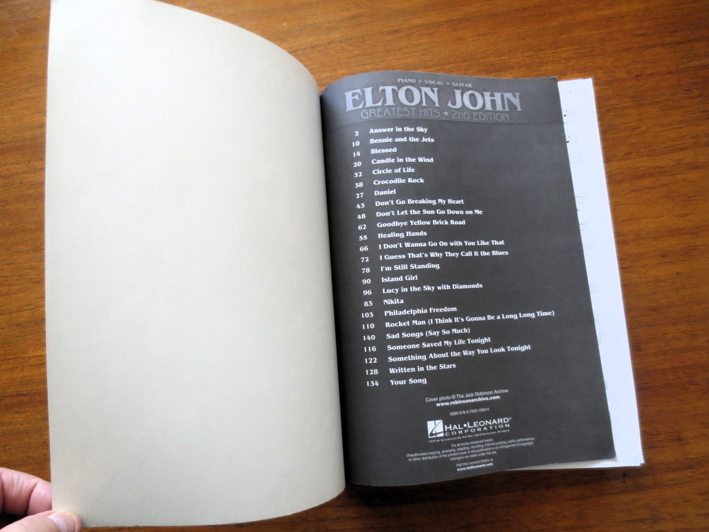 ELTON JOHN, Greatest Hits, 2nd Edition, Sheet Music Book, Songbook