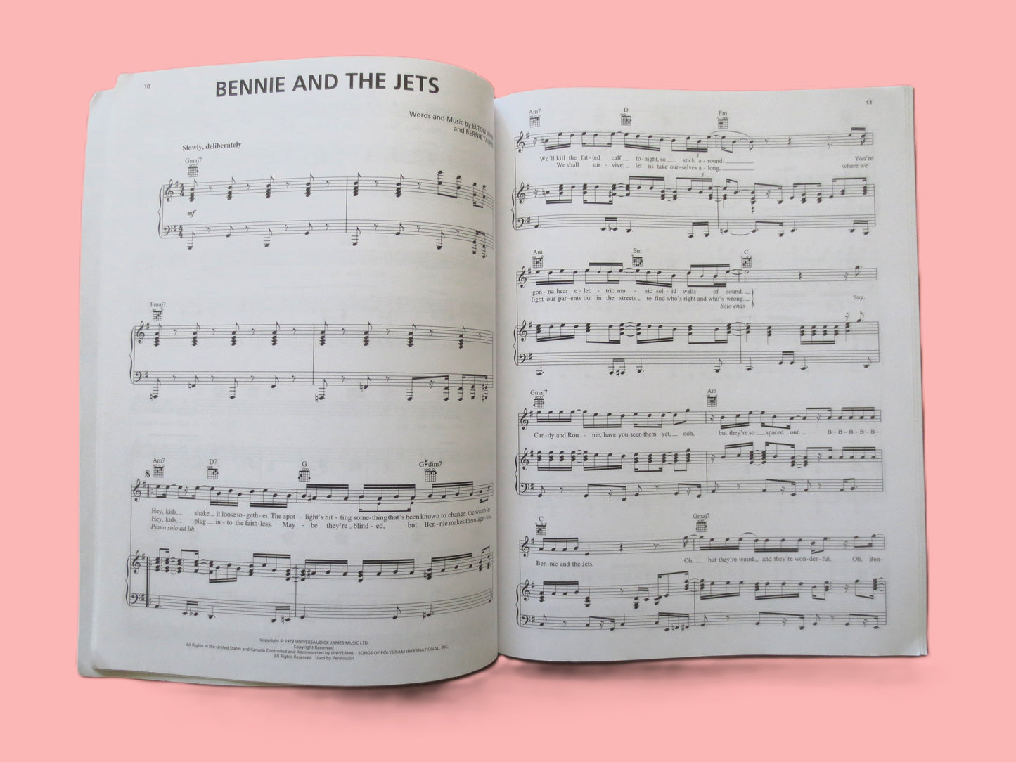 ELTON JOHN, Greatest Hits, 2nd Edition, Sheet Music Book, Songbook