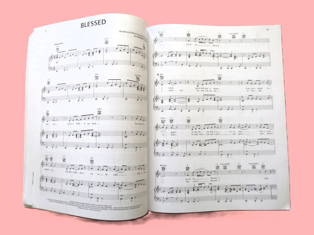 Elton John – Greatest Hits, 2nd Edition Sheet Music Book
