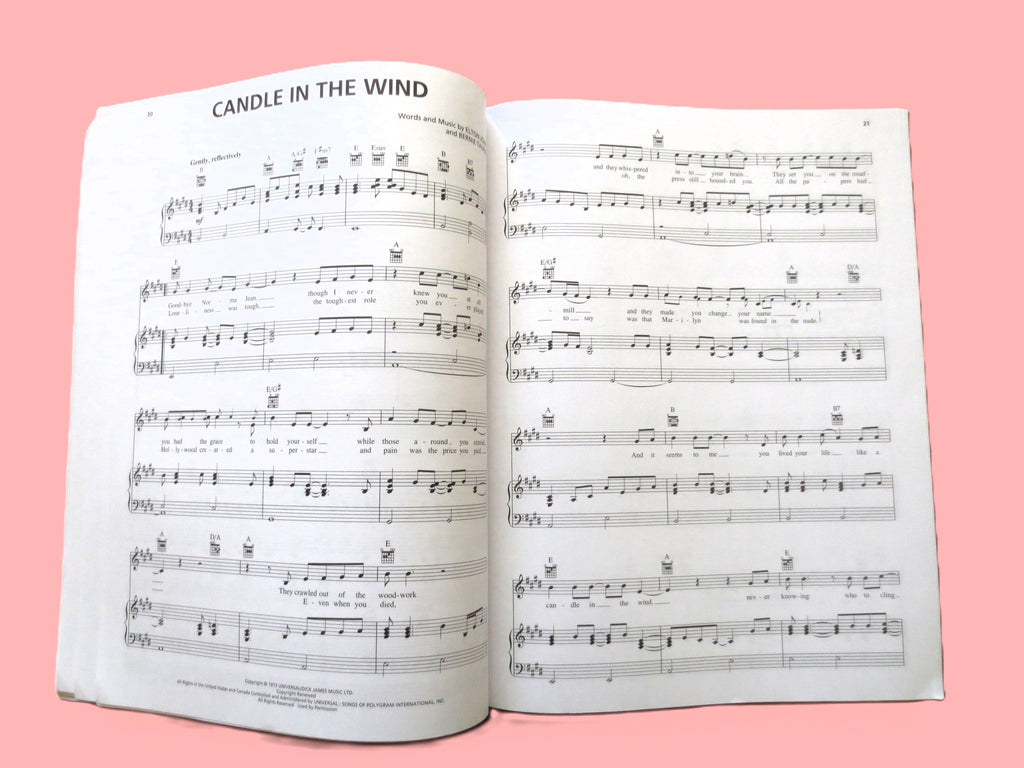 Elton John – Greatest Hits, 2nd Edition Sheet Music Book