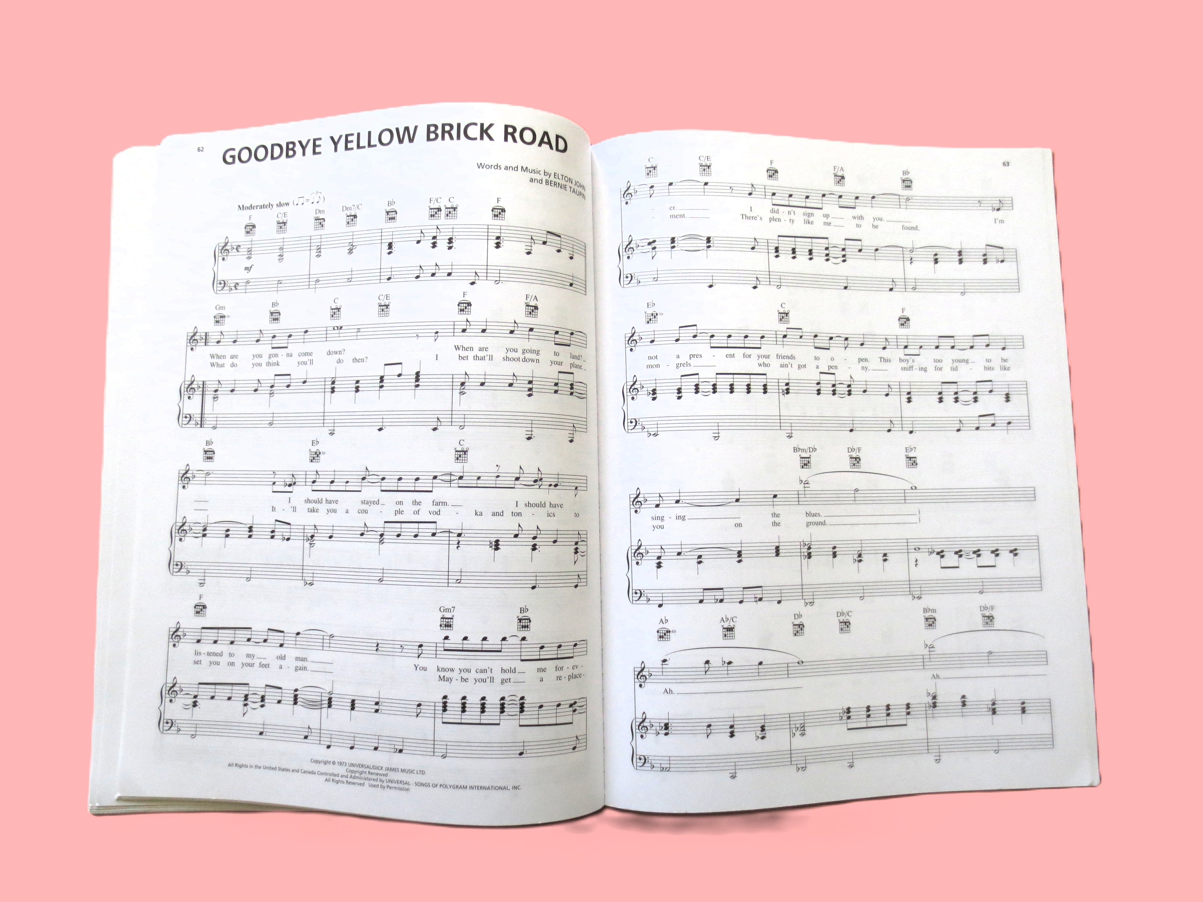 Elton John – Greatest Hits, 2nd Edition Sheet Music Book