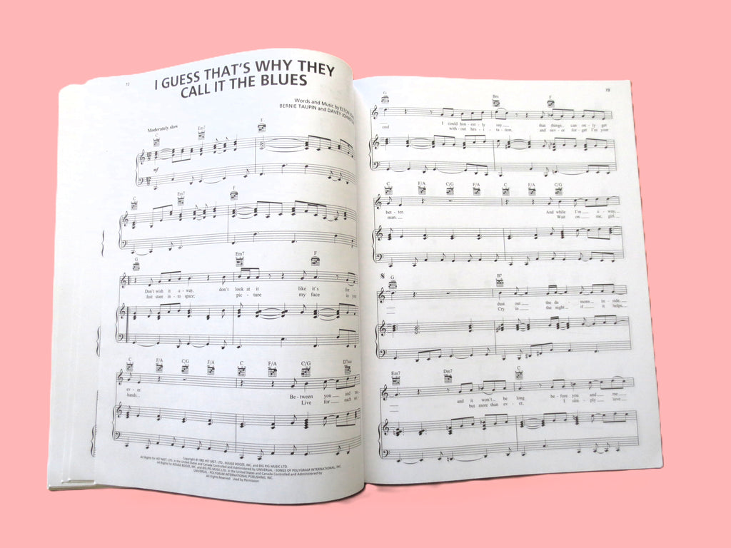 Elton John – Greatest Hits, 2nd Edition Sheet Music Book
