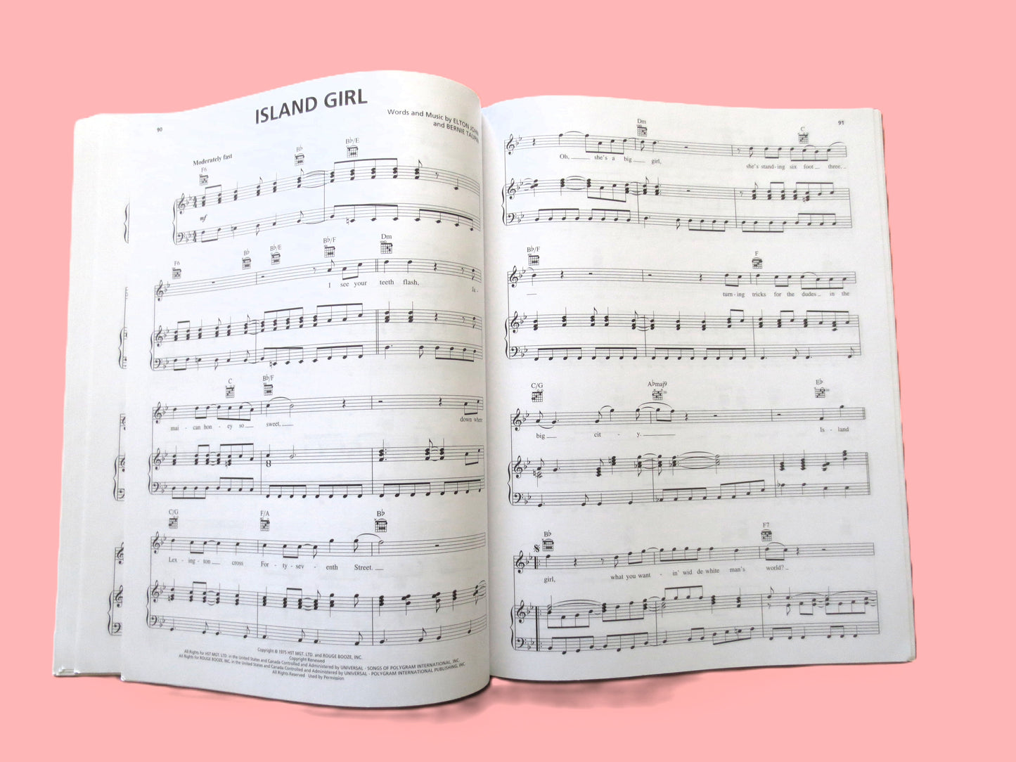 ELTON JOHN, Greatest Hits, 2nd Edition, Sheet Music Book, Songbook