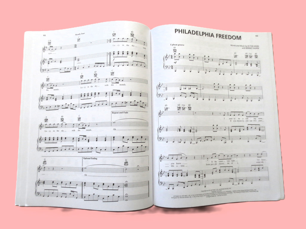 Elton John – Greatest Hits, 2nd Edition Sheet Music Book