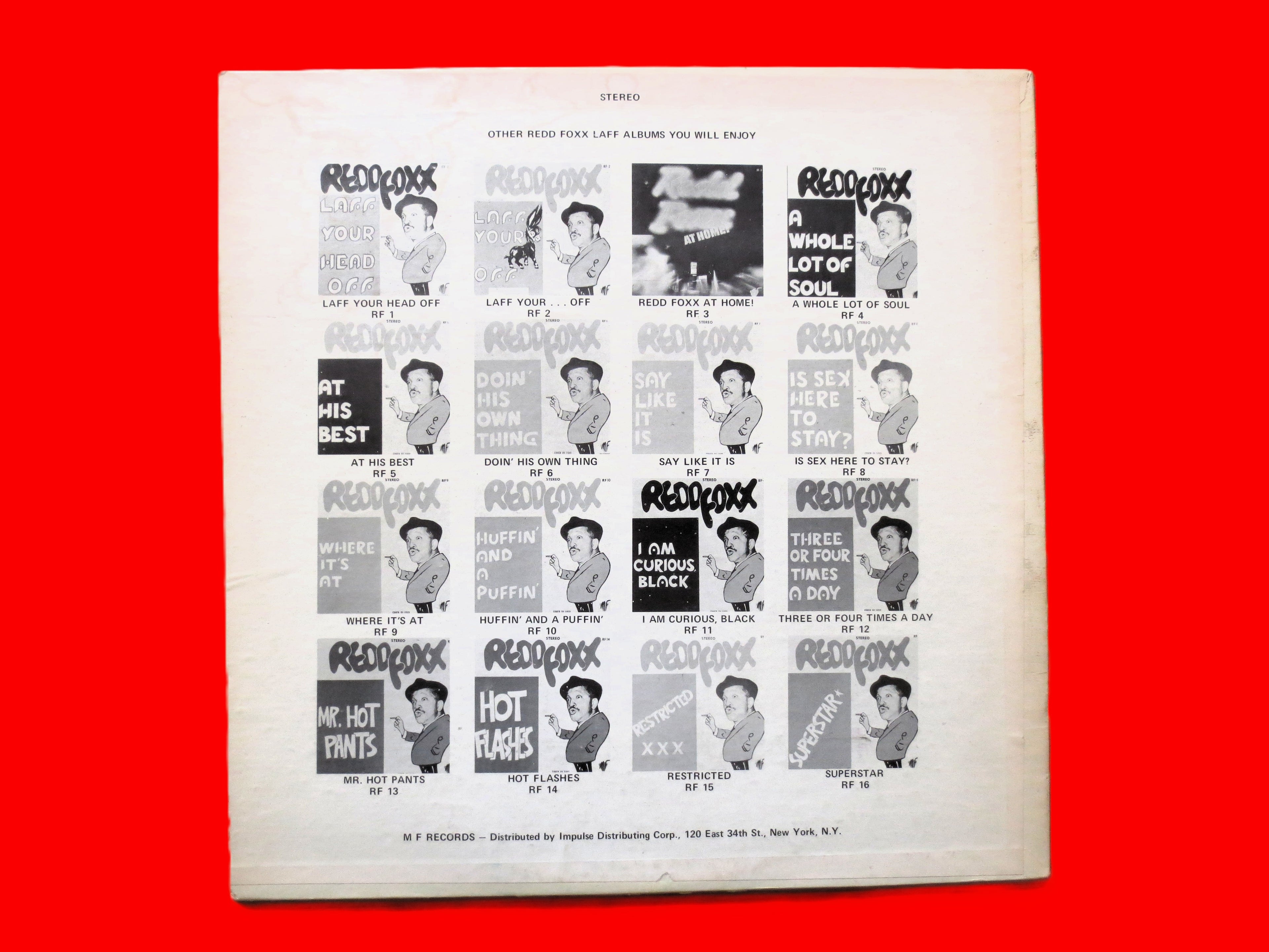 Redd Foxx – 3 or 4 Times a Day (c.1965) Vinyl LP
